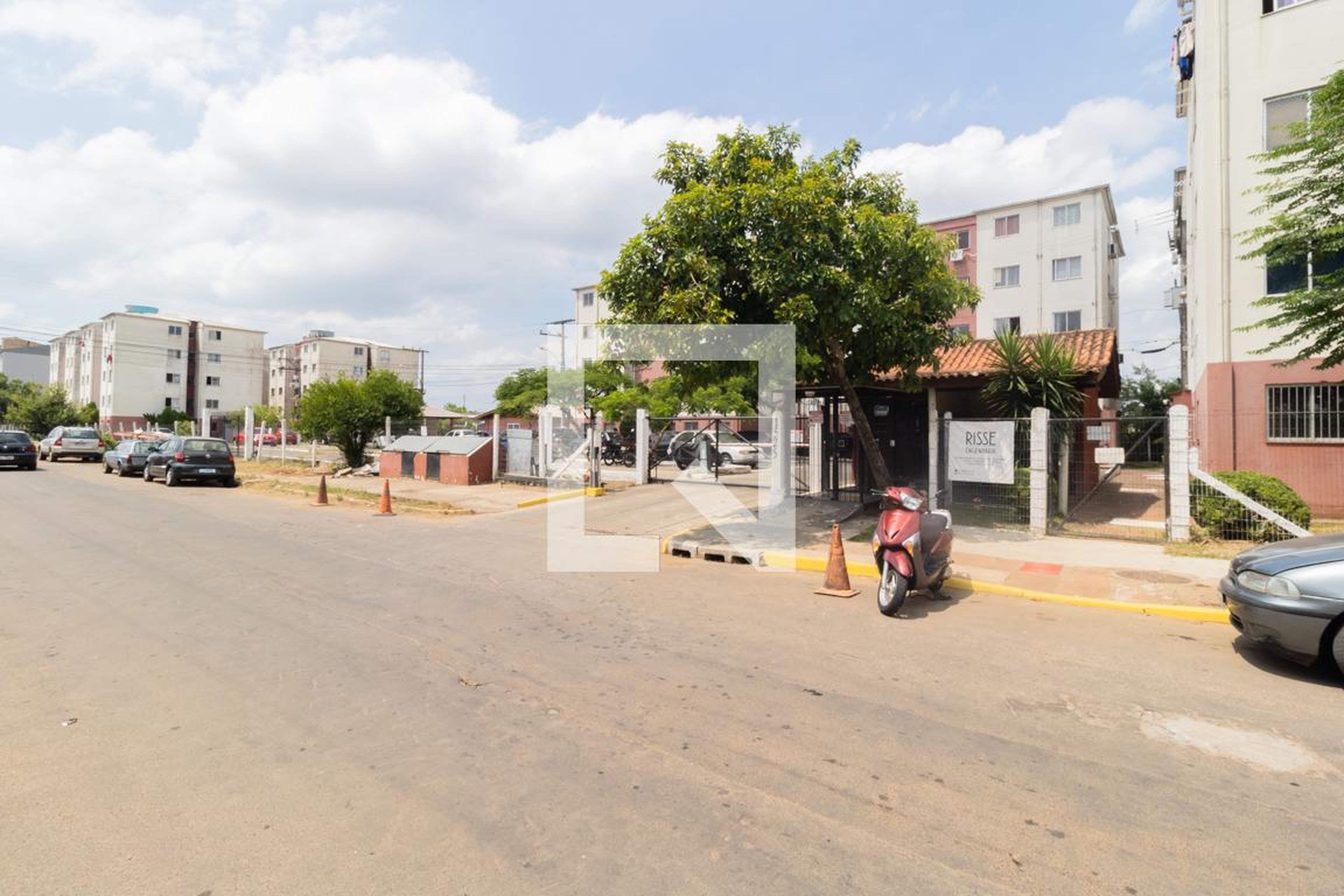 Fachada do condomínio Residencial Porangaba A