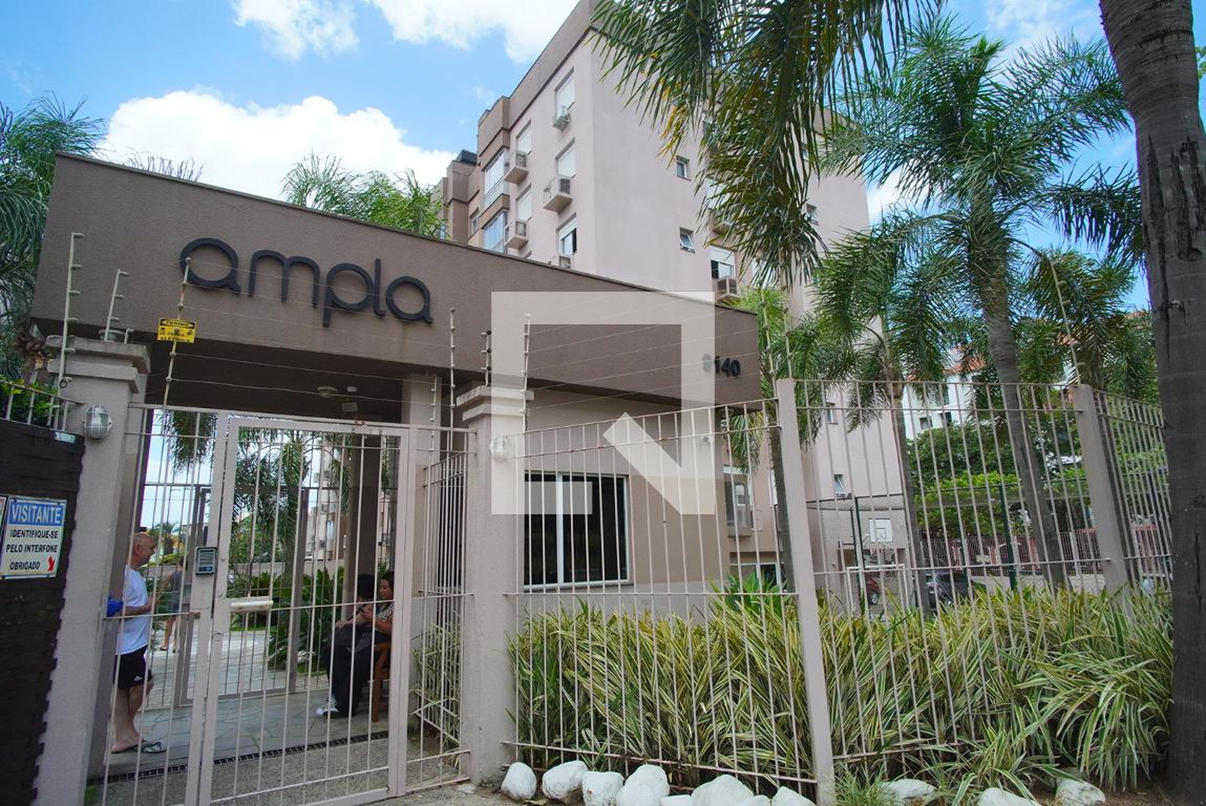 Fachada do Prédio Edifício Residencial Ampla