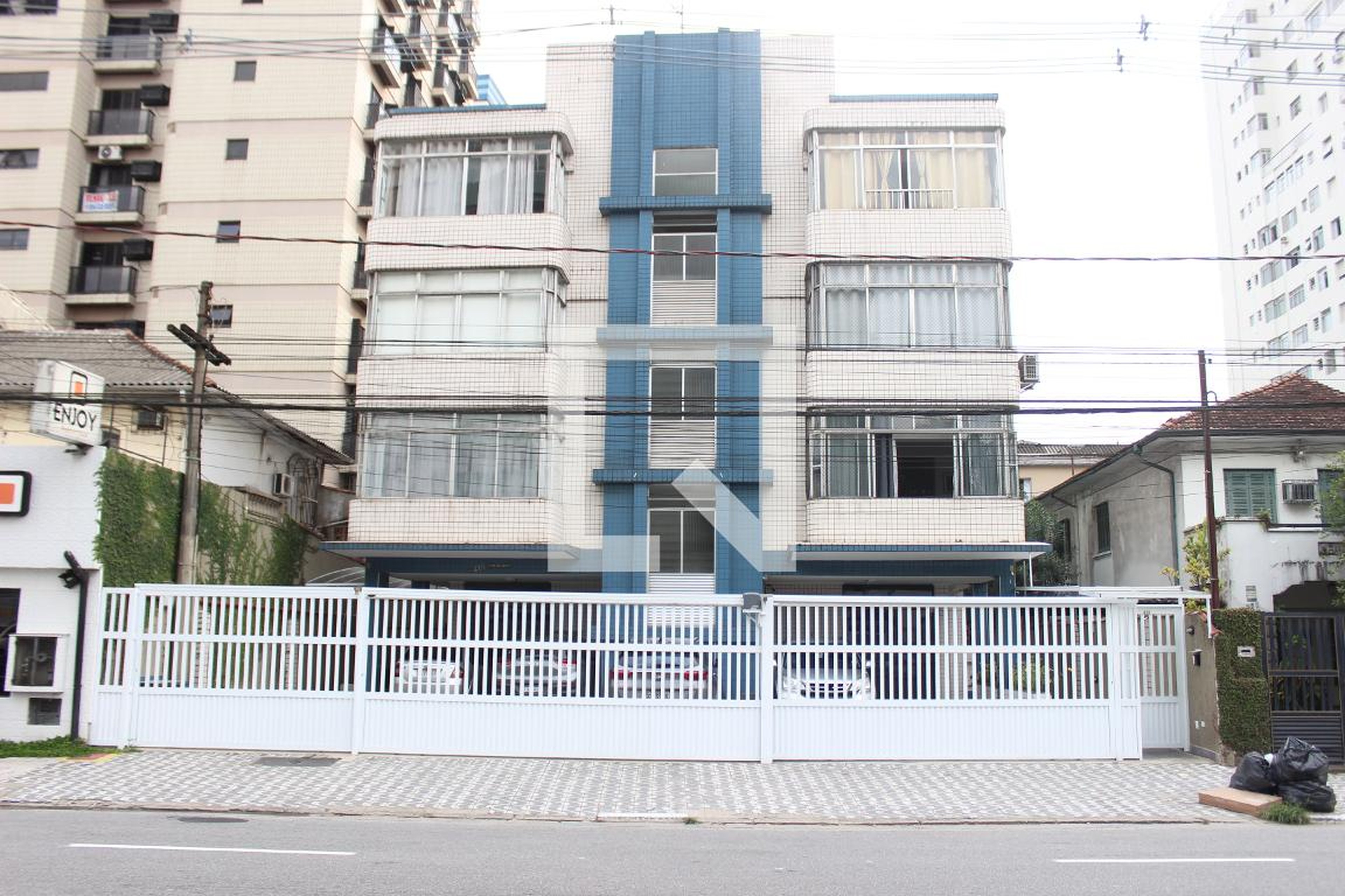 Fachada do Prédio Condomínio em Avenida Presidente Wilson, 415