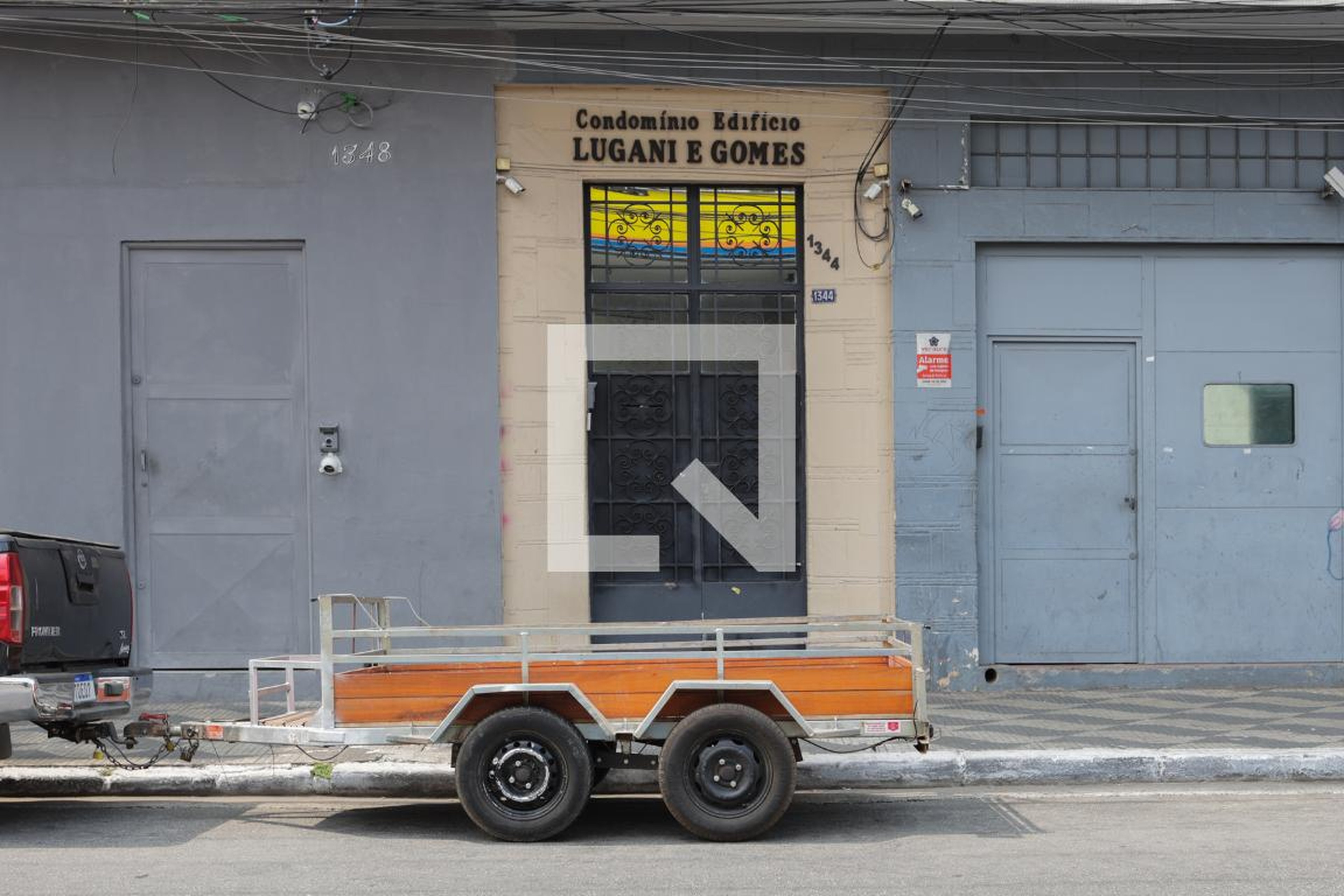 Fachada do condomínio Edifício Lugani e Gomes