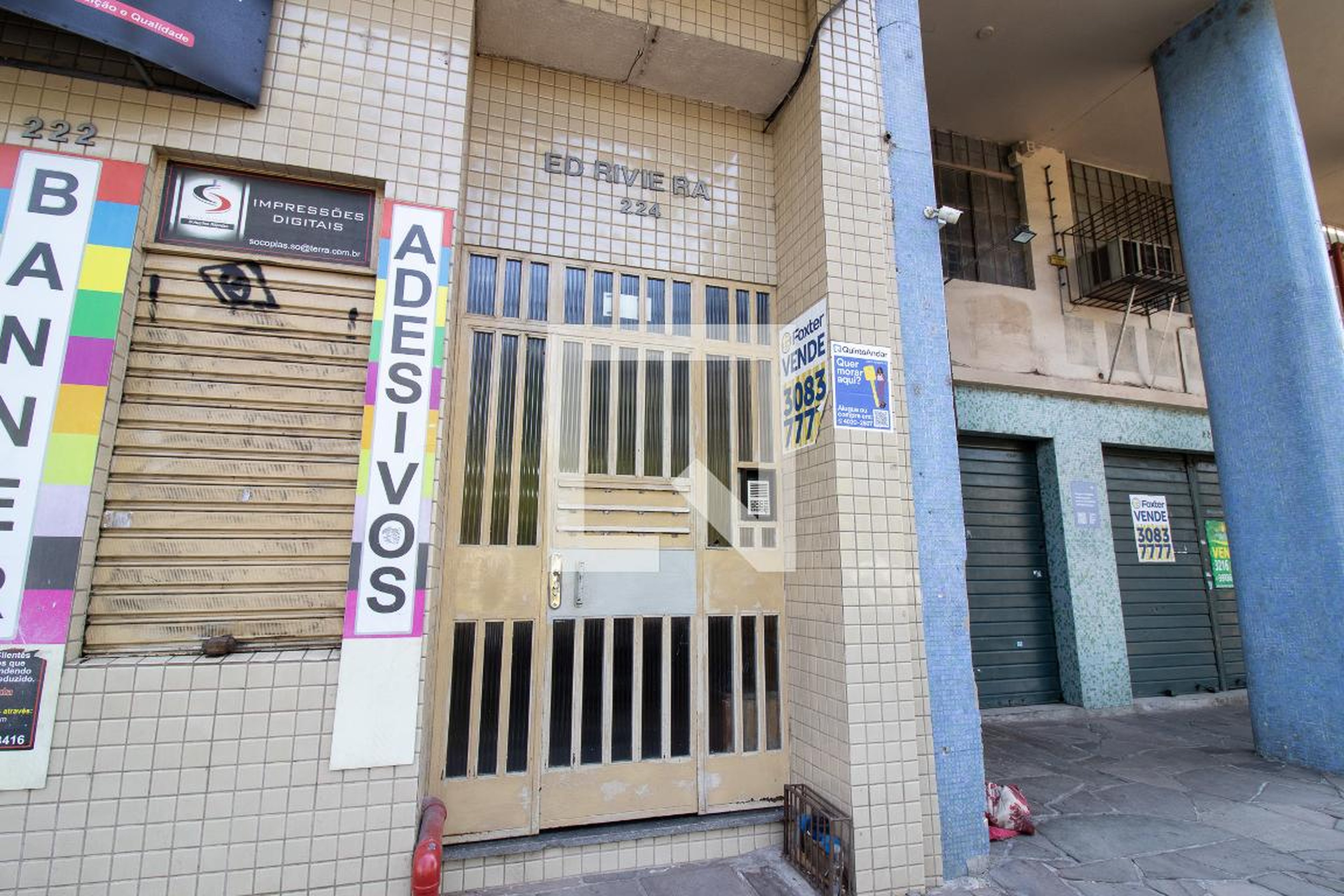 Fachada Condomínio em Avenida Osvaldo Aranha, 224