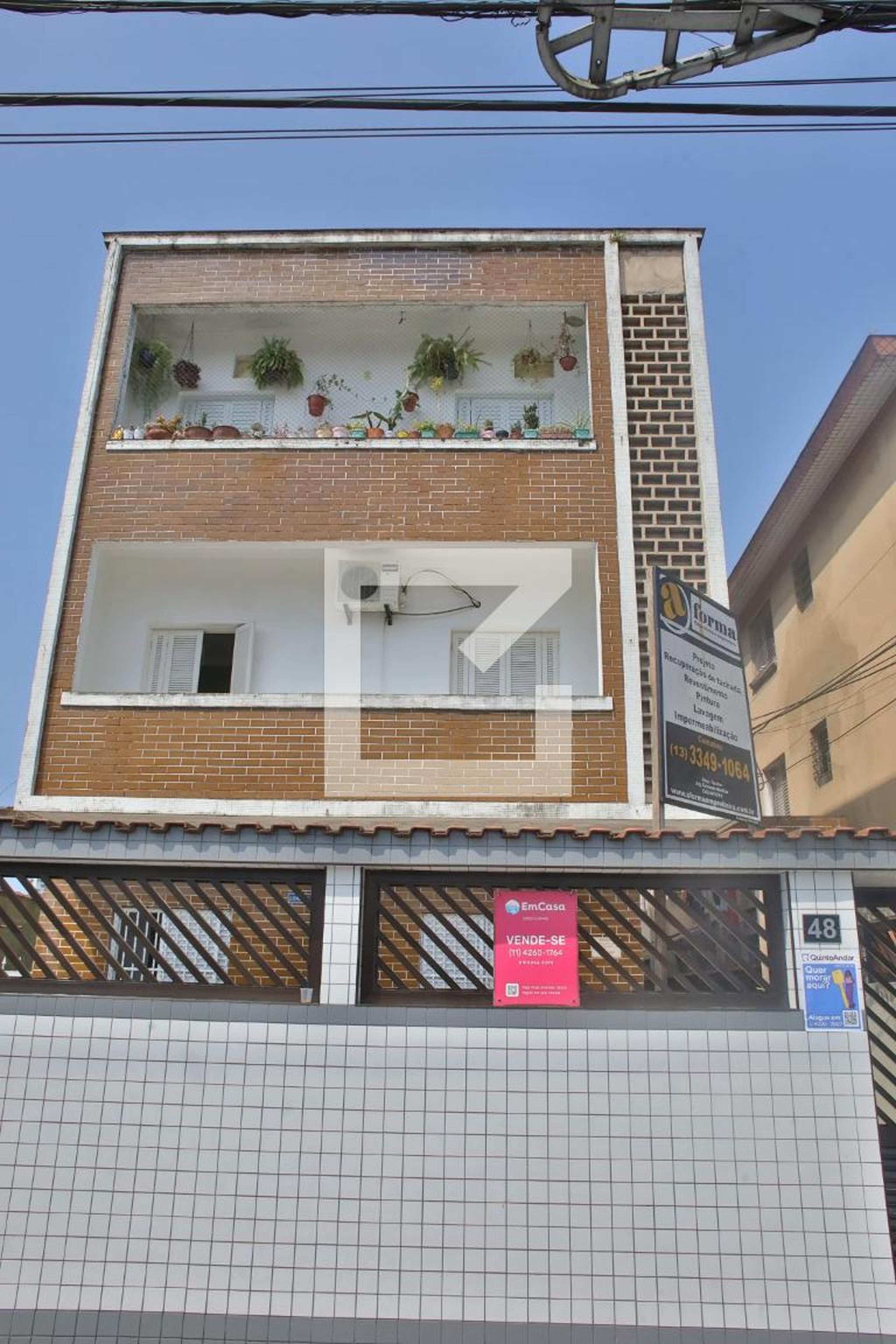 Fachada Condomínio em Avenida Afonso Pena, 48