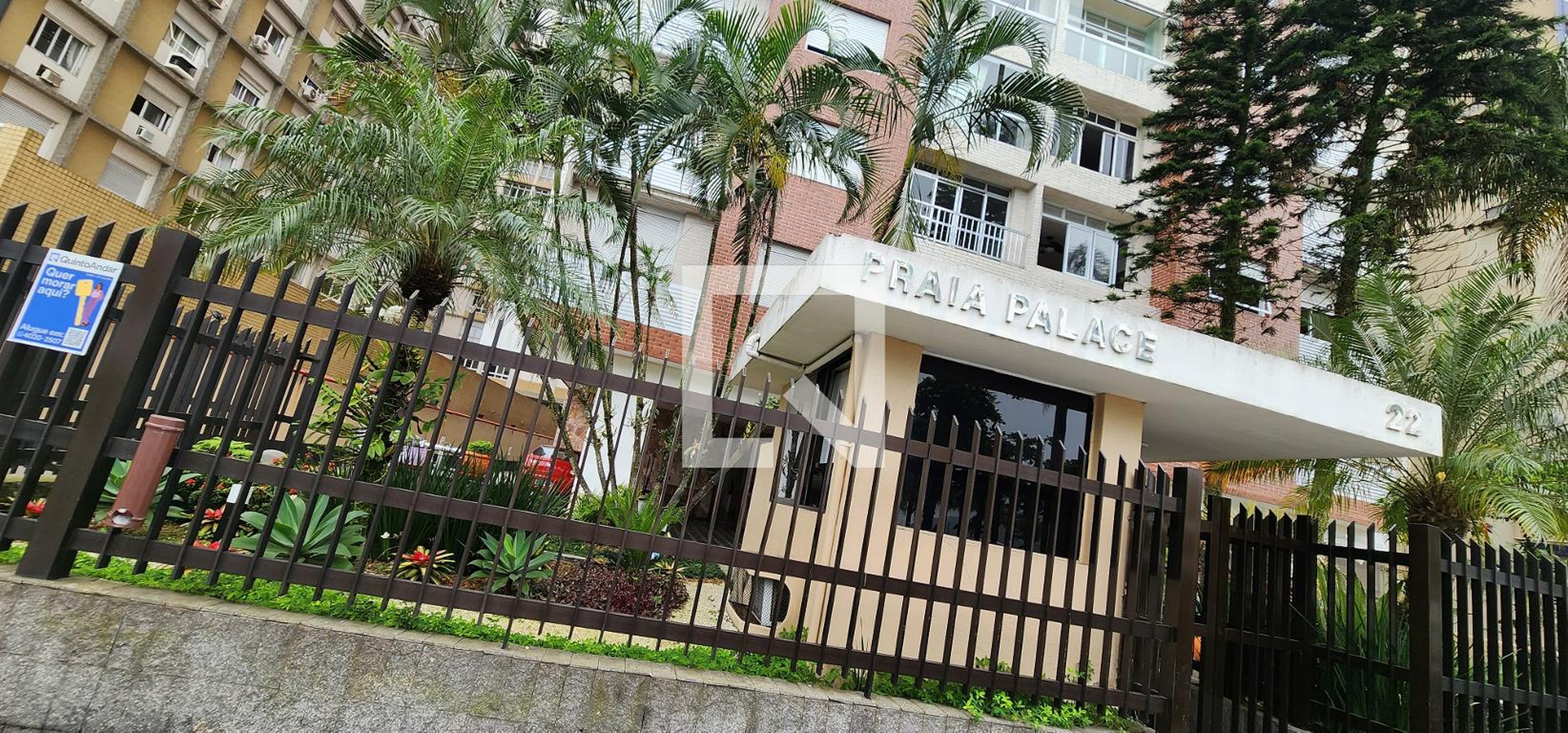 Fachada do Prédio Edifício Praia Palace