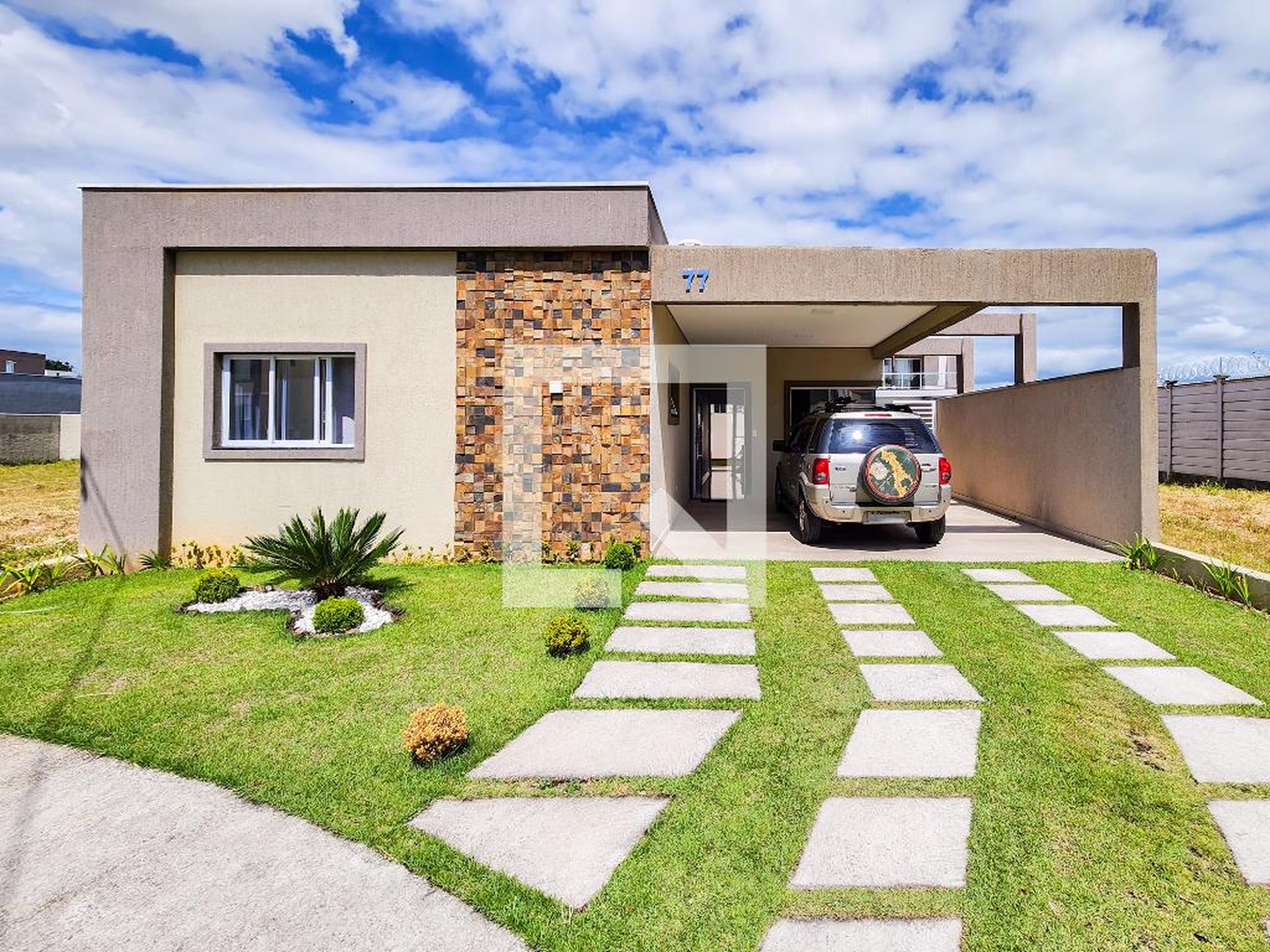 Fachada Condomínio Bosque dos Manacás