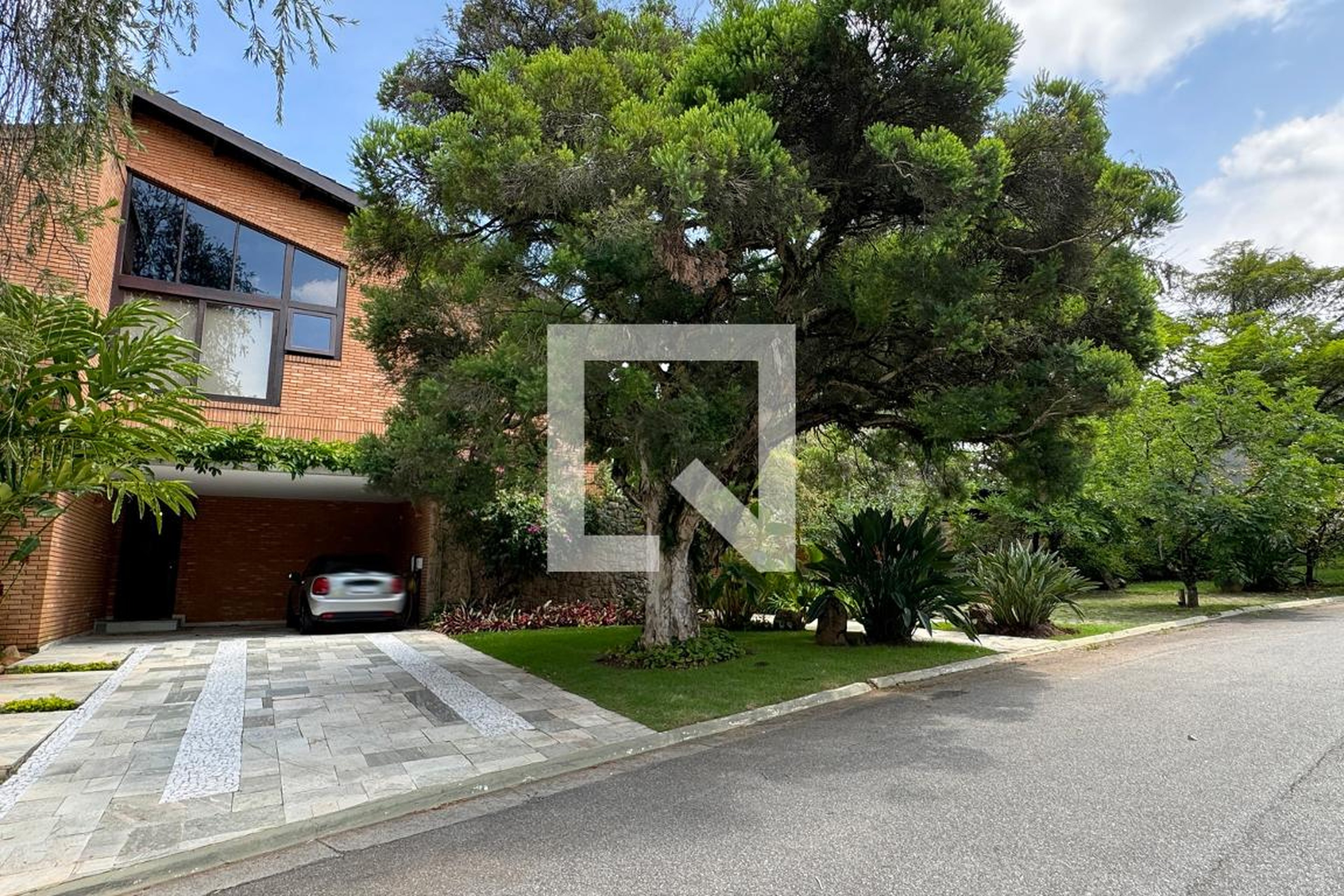 Fachada Condomínio em Alameda Juriti, 1134