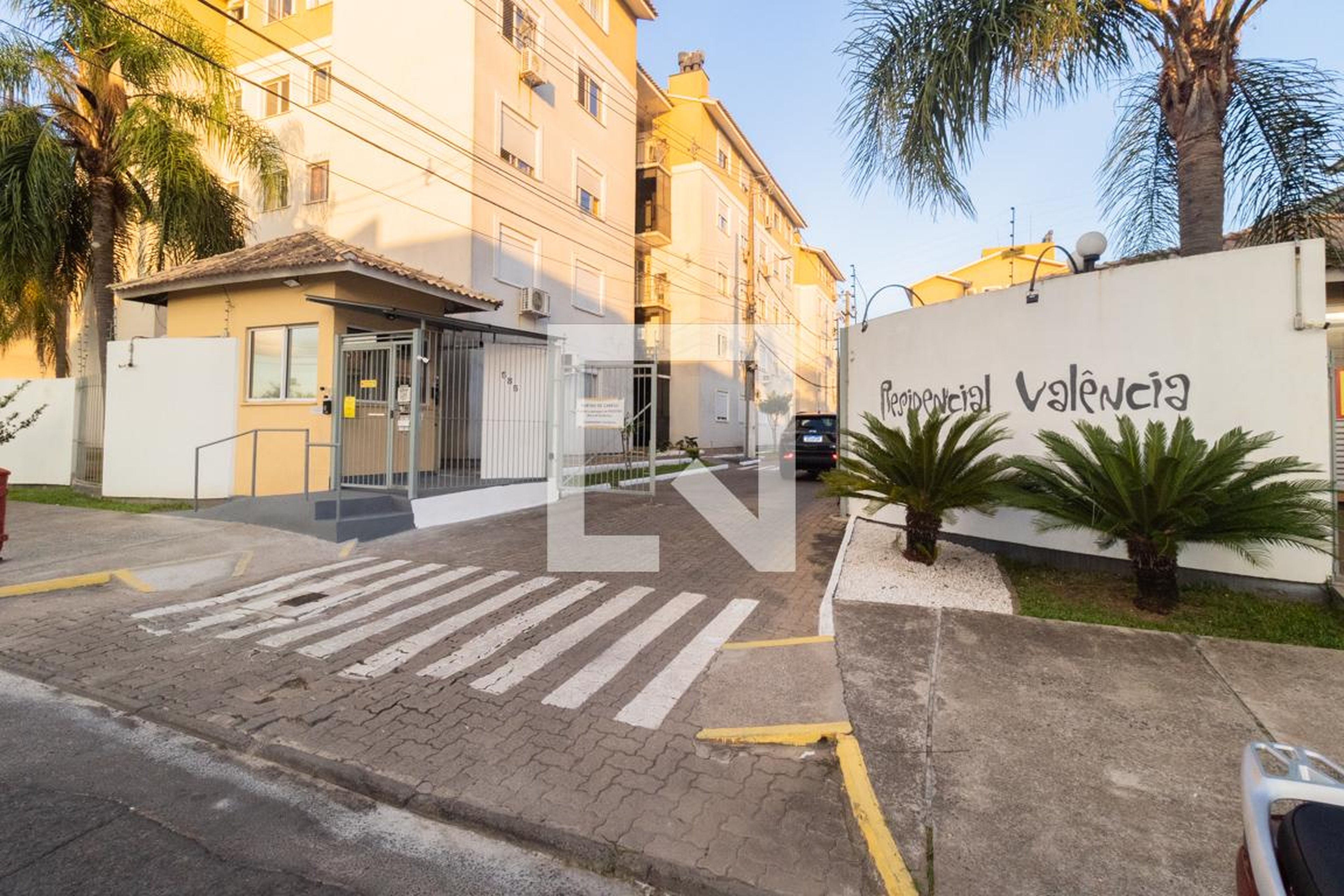 Fachada do condomínio Residencial Valencia