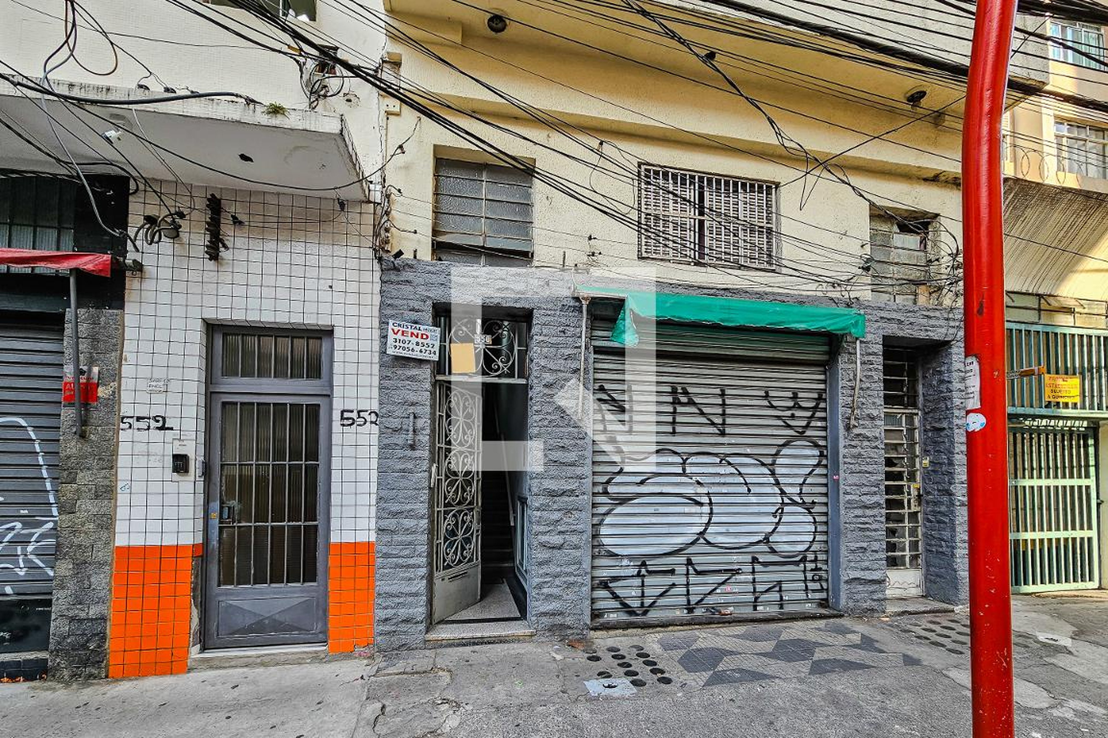 Fachada Condomínio em Rua São Joaquim, 550