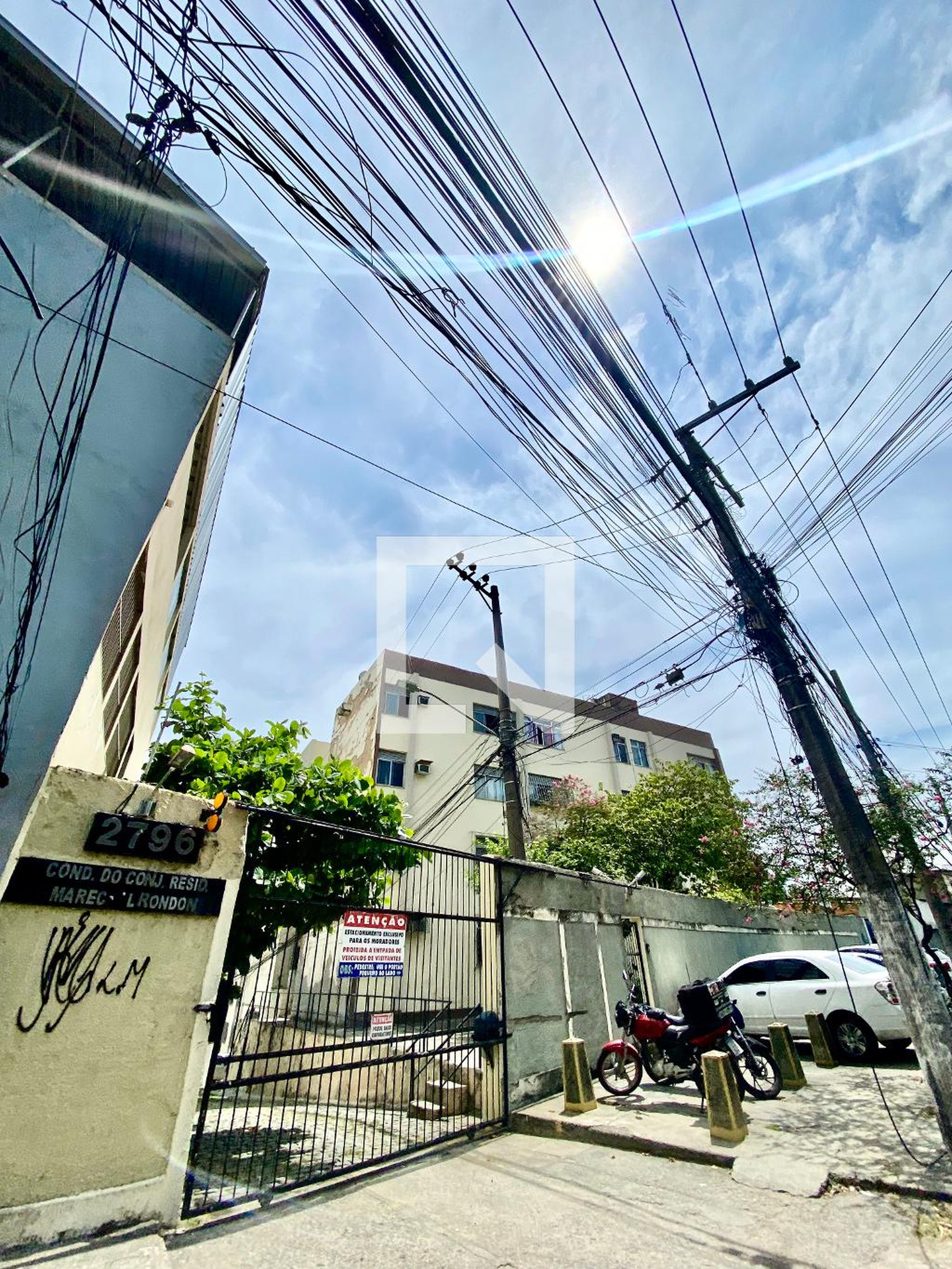 Fachada do condomínio Condomínio Conjunto Residencial Marechal Rondon