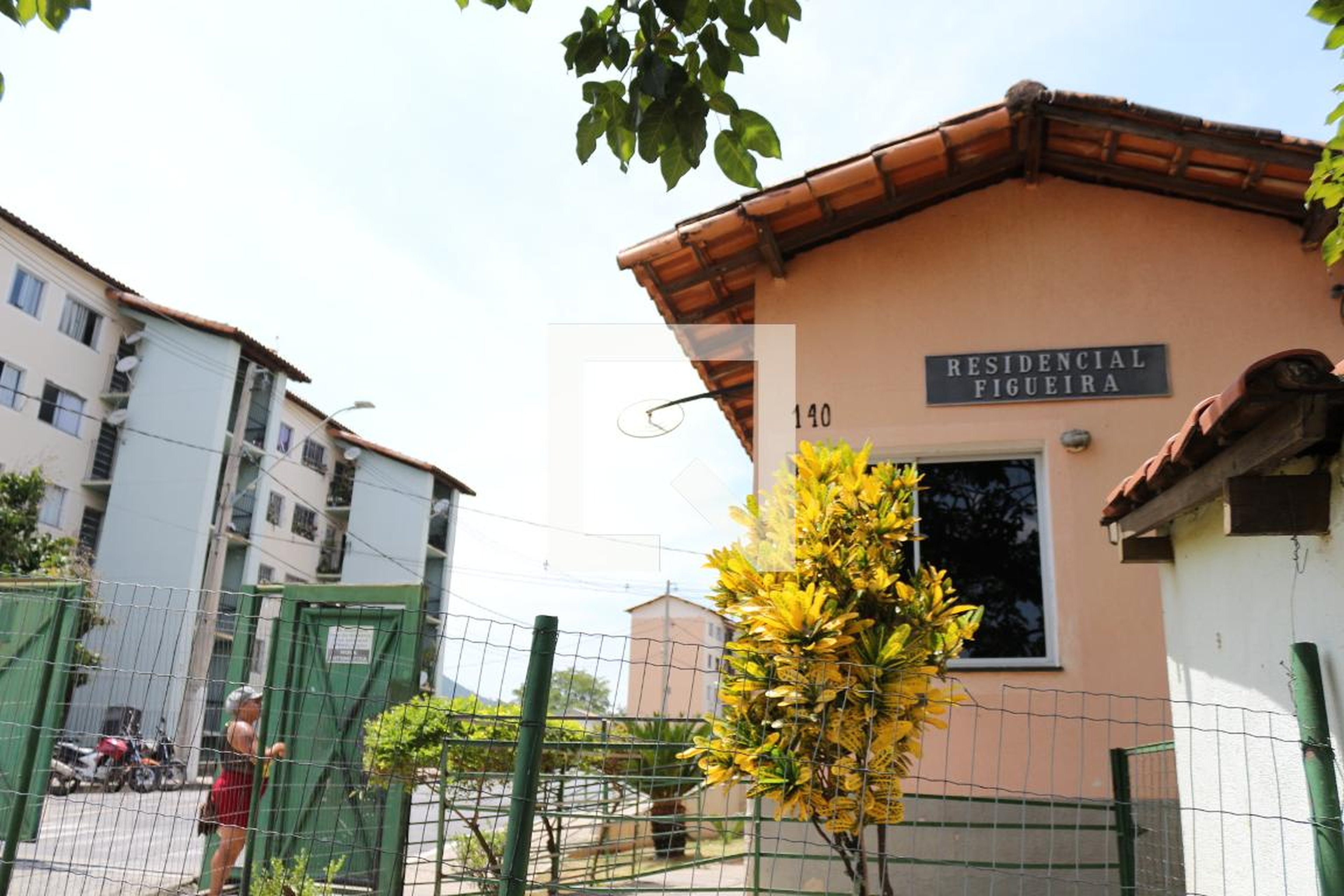 Fachada do condomínio Residencial Figueira