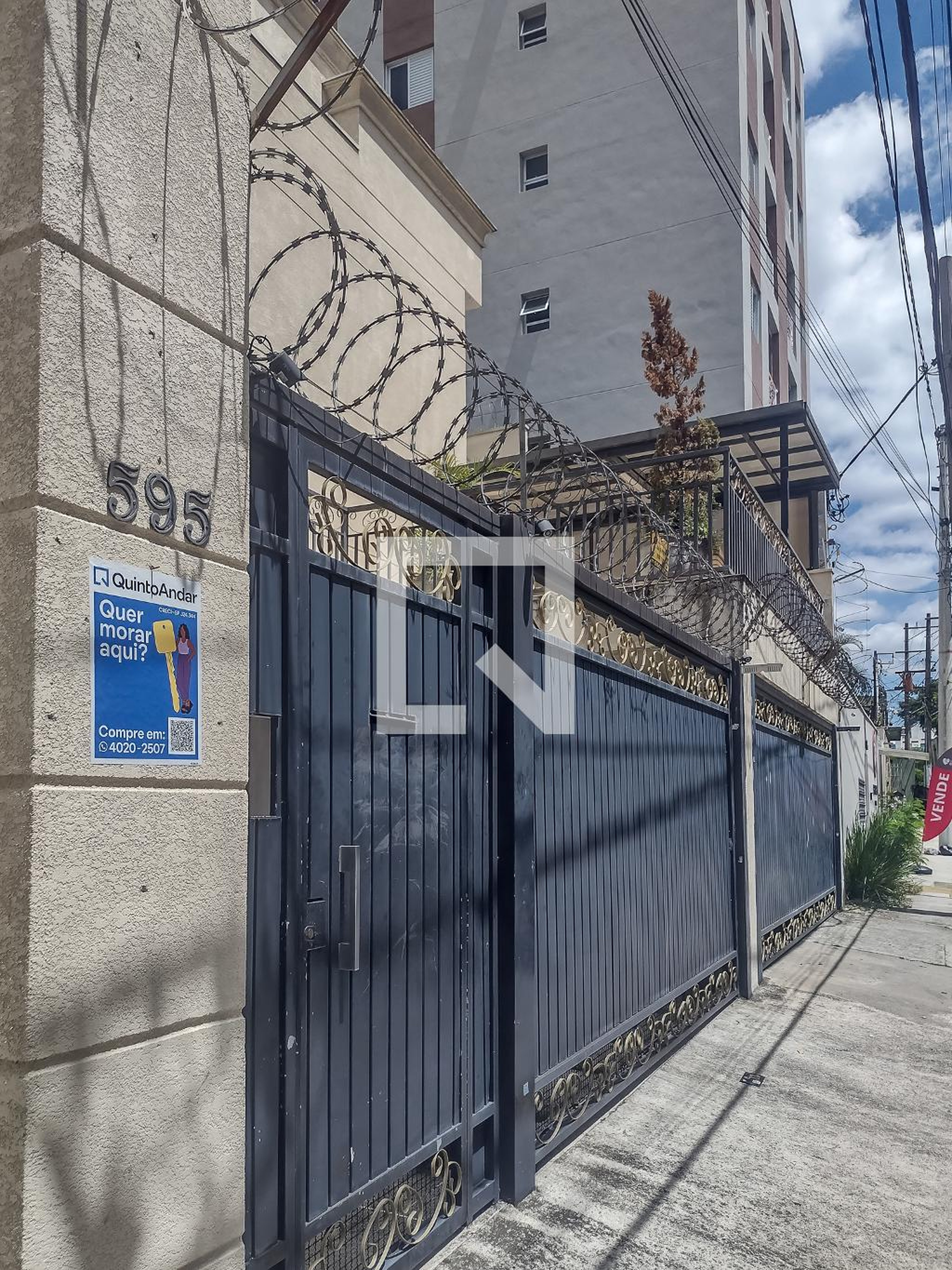 Fachada Condomínio em Rua Ampére, 595