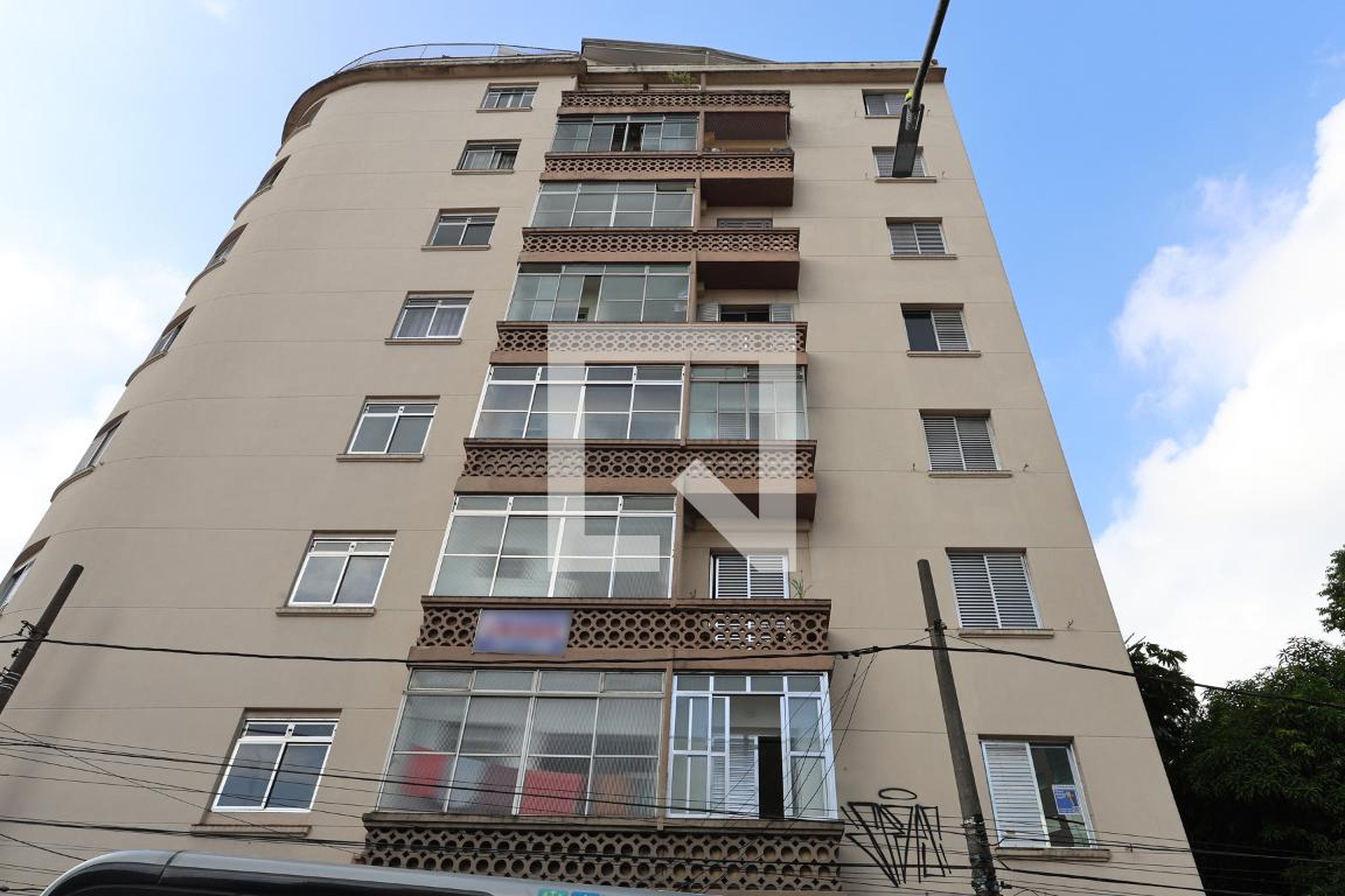 Fachada do prédio Edifício Cândida Maria