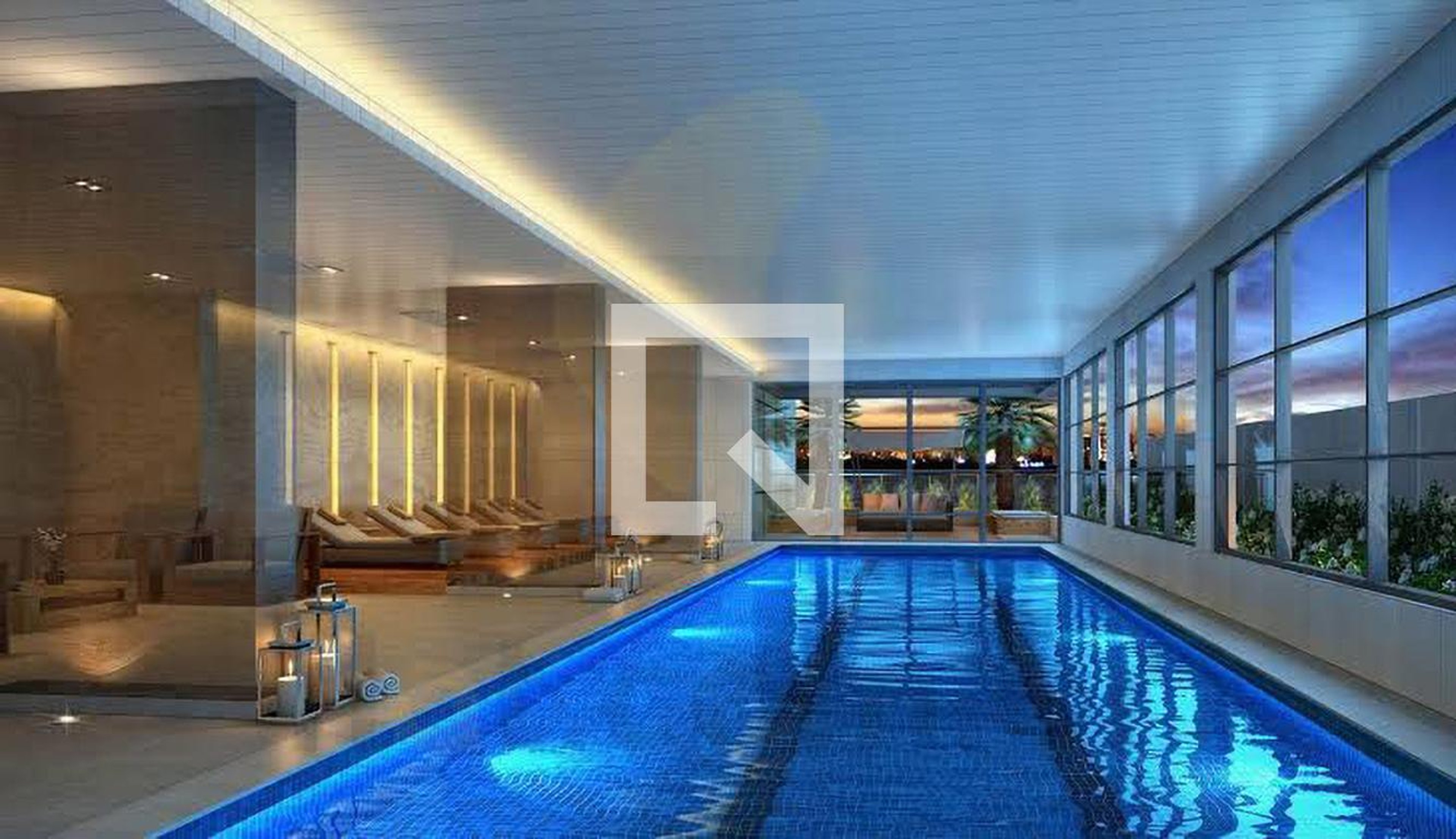 Piscina Coberta - The Five East Batel