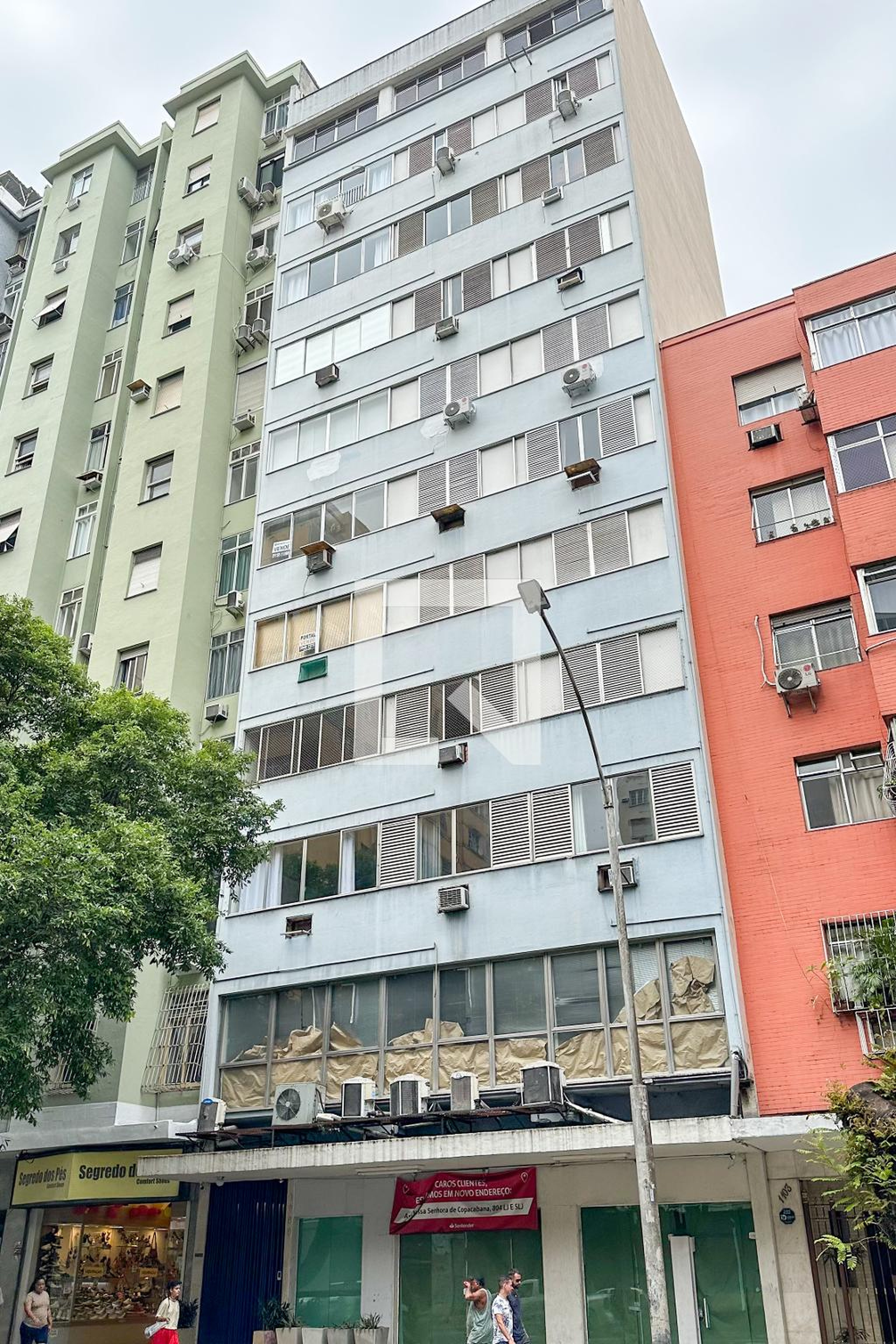 Fachada Condomínio em Avenida Nossa Senhora de Copacabana, 1099
