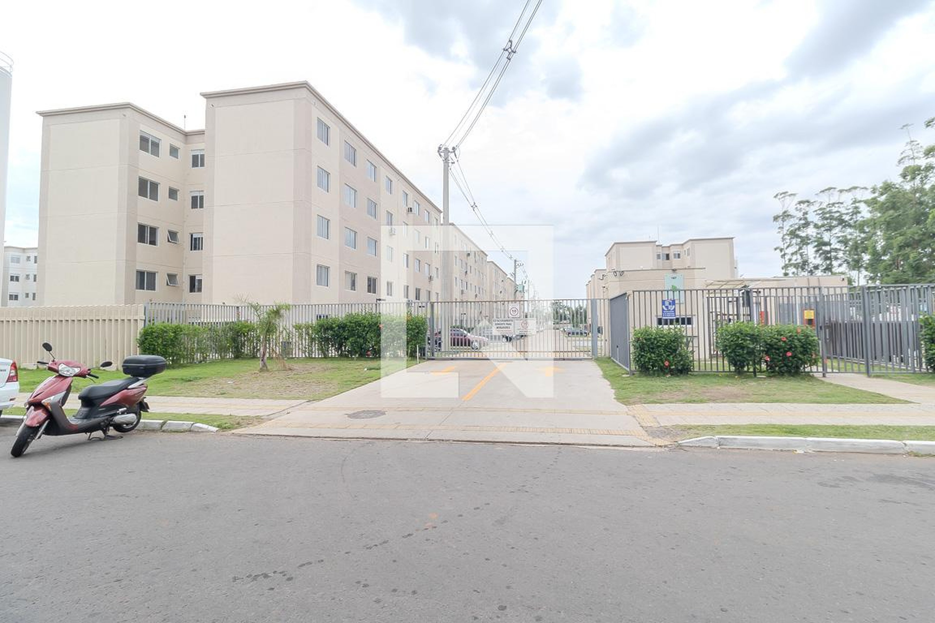 Fachada do condomínio Residencial Reserva dos Eucaliptos L