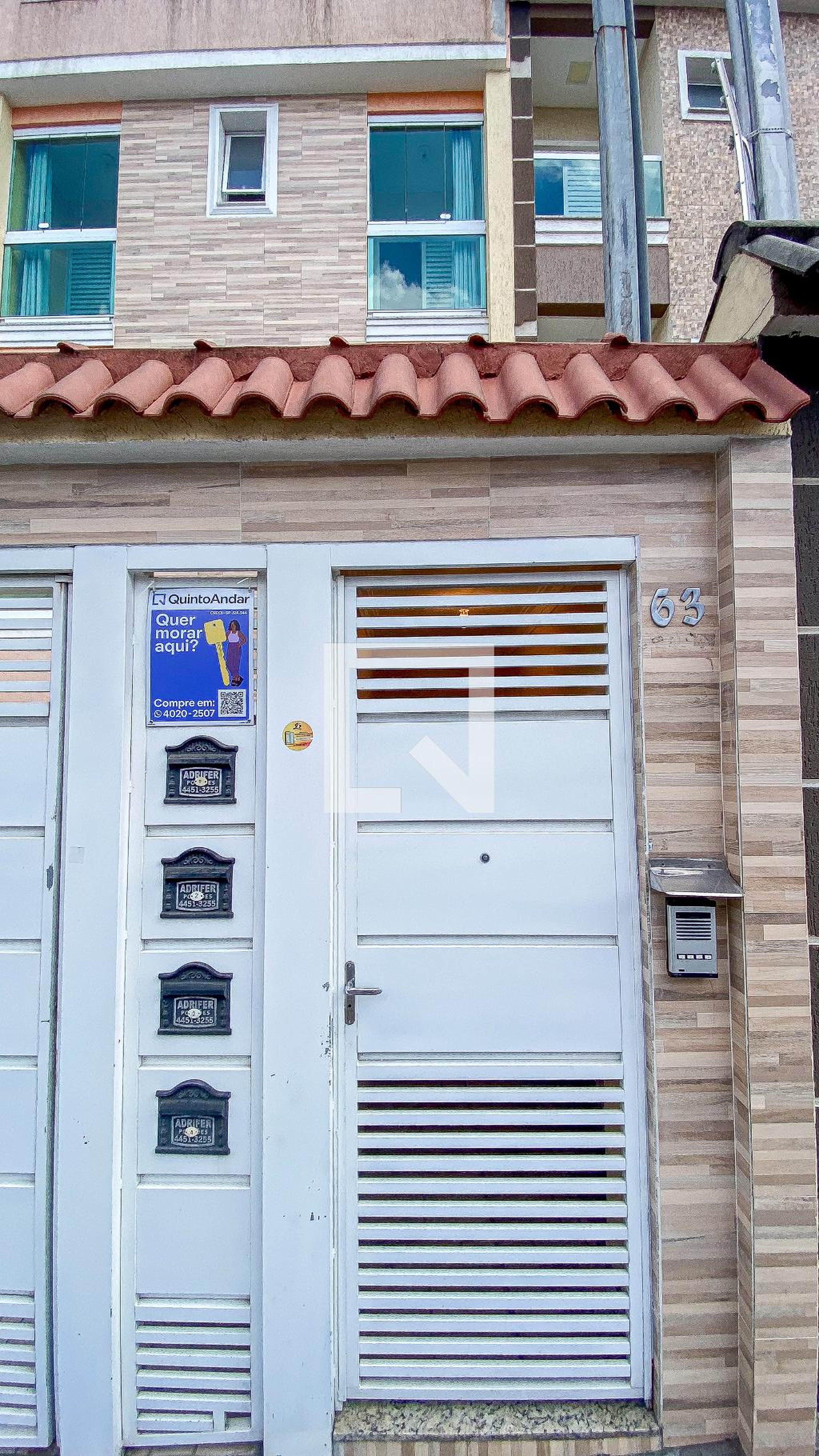 Fachada Condomínio em Rua Palermo, 63