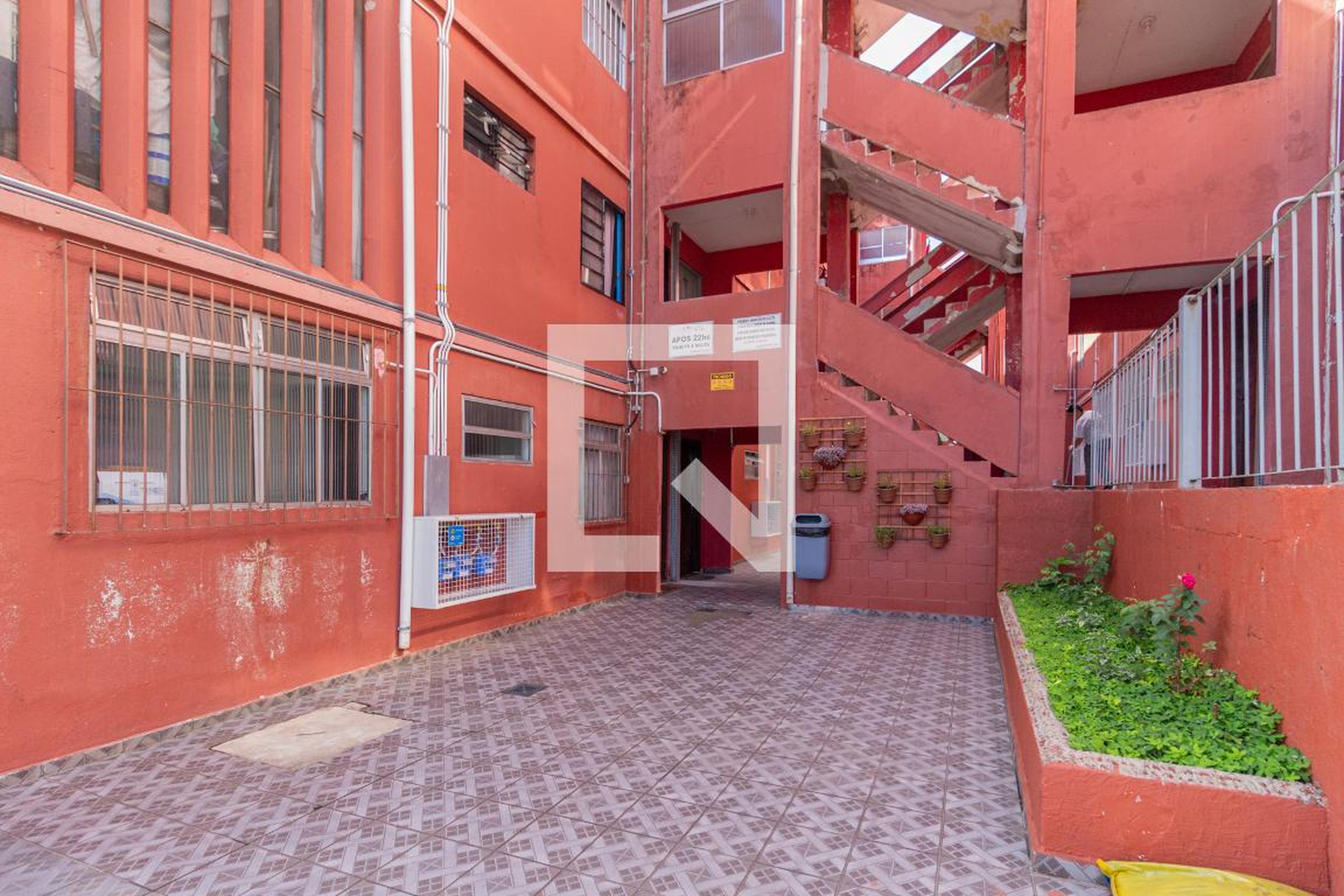 Hall de entrada - Conjunto Habitacional 2