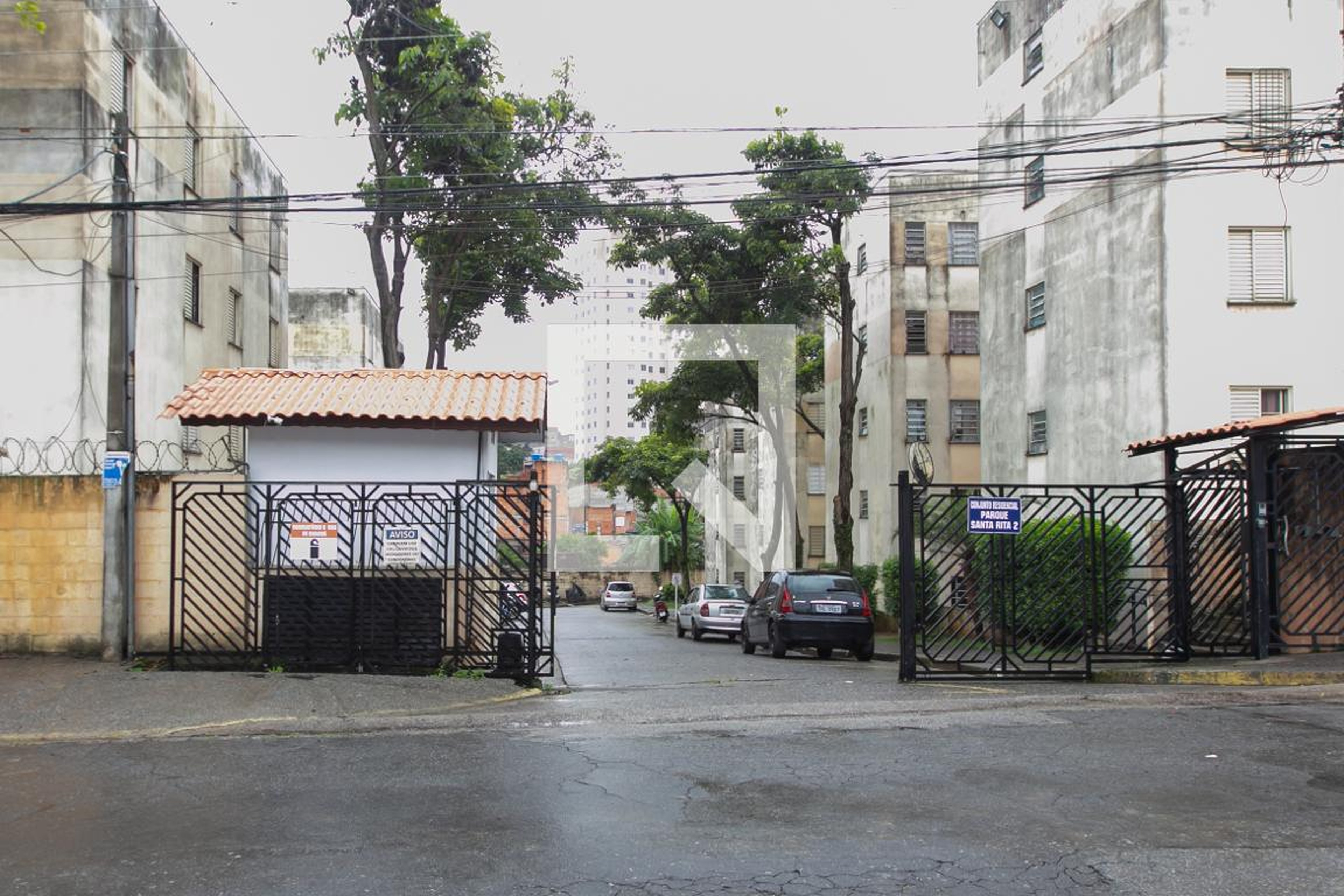 Fachada do Condomínio Residencial Parque Santa Rita II