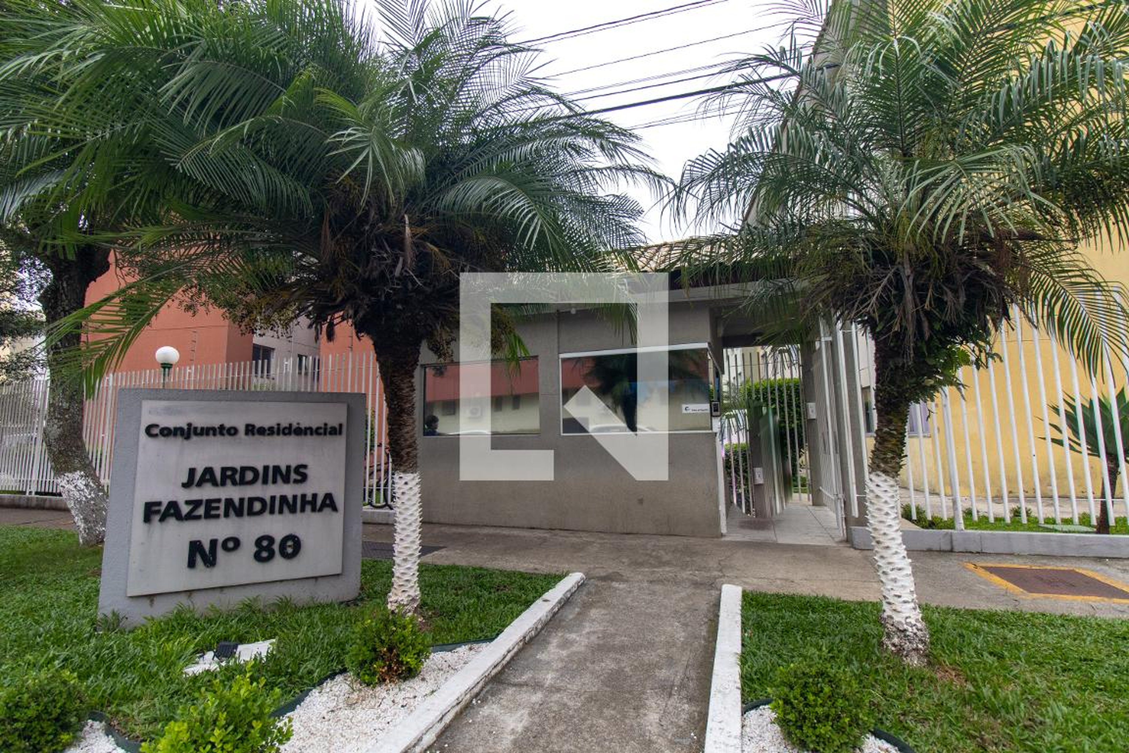 Fachada do Condominio Condomínio Conjunto Residencial Jardins Fazendinha
