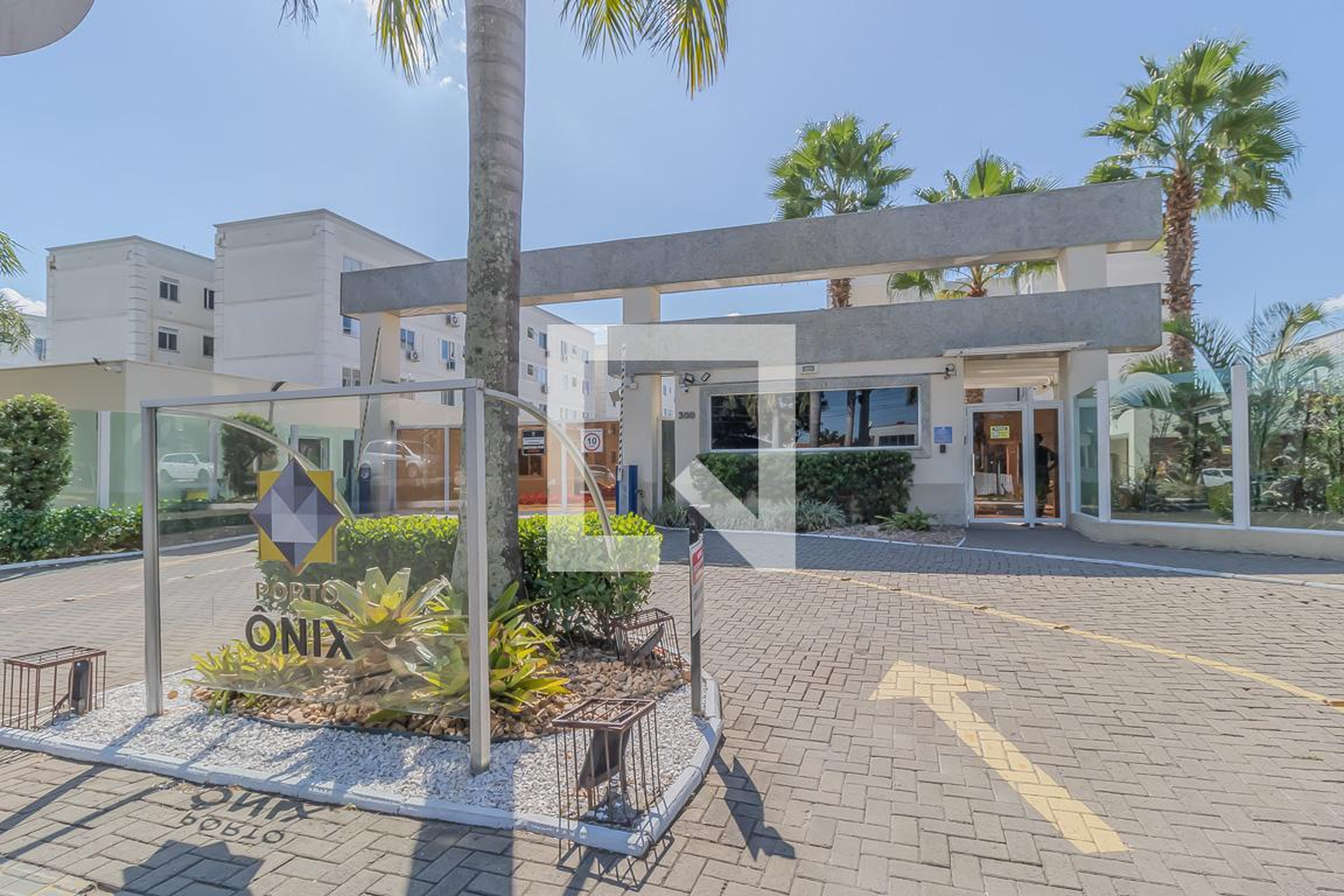 Fachada do condomínio Residencial Parque Porto Ônix