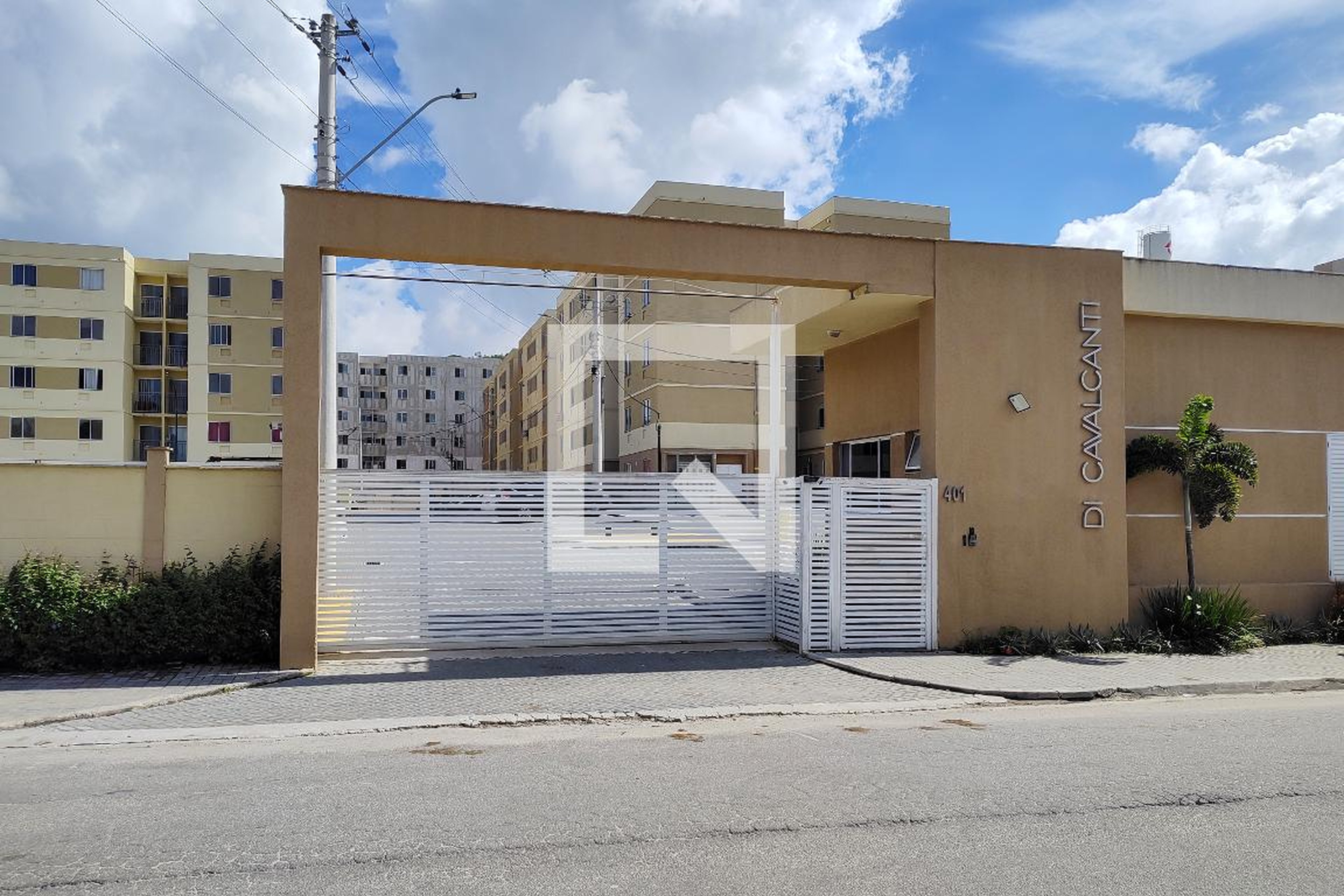 Fachada do condomínio Residencial Di Cavalcanti