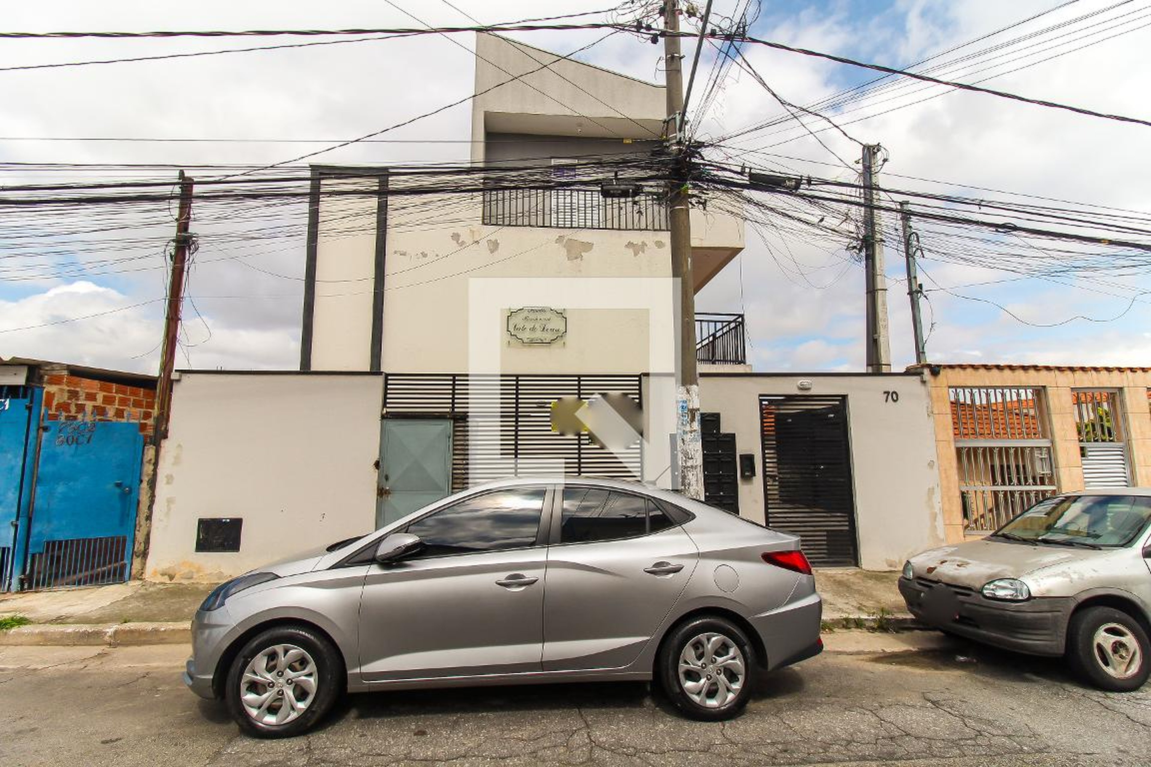 Fachada Condomínio em Rua Padre Luís Gonzaga, 70
