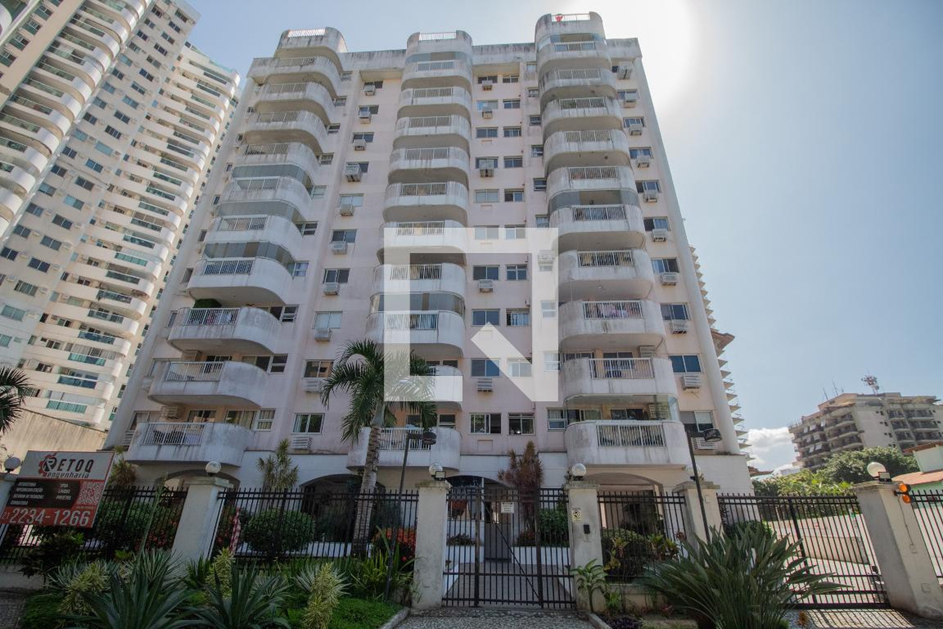 Fachada Condomínio Jardins do Recreio  Club