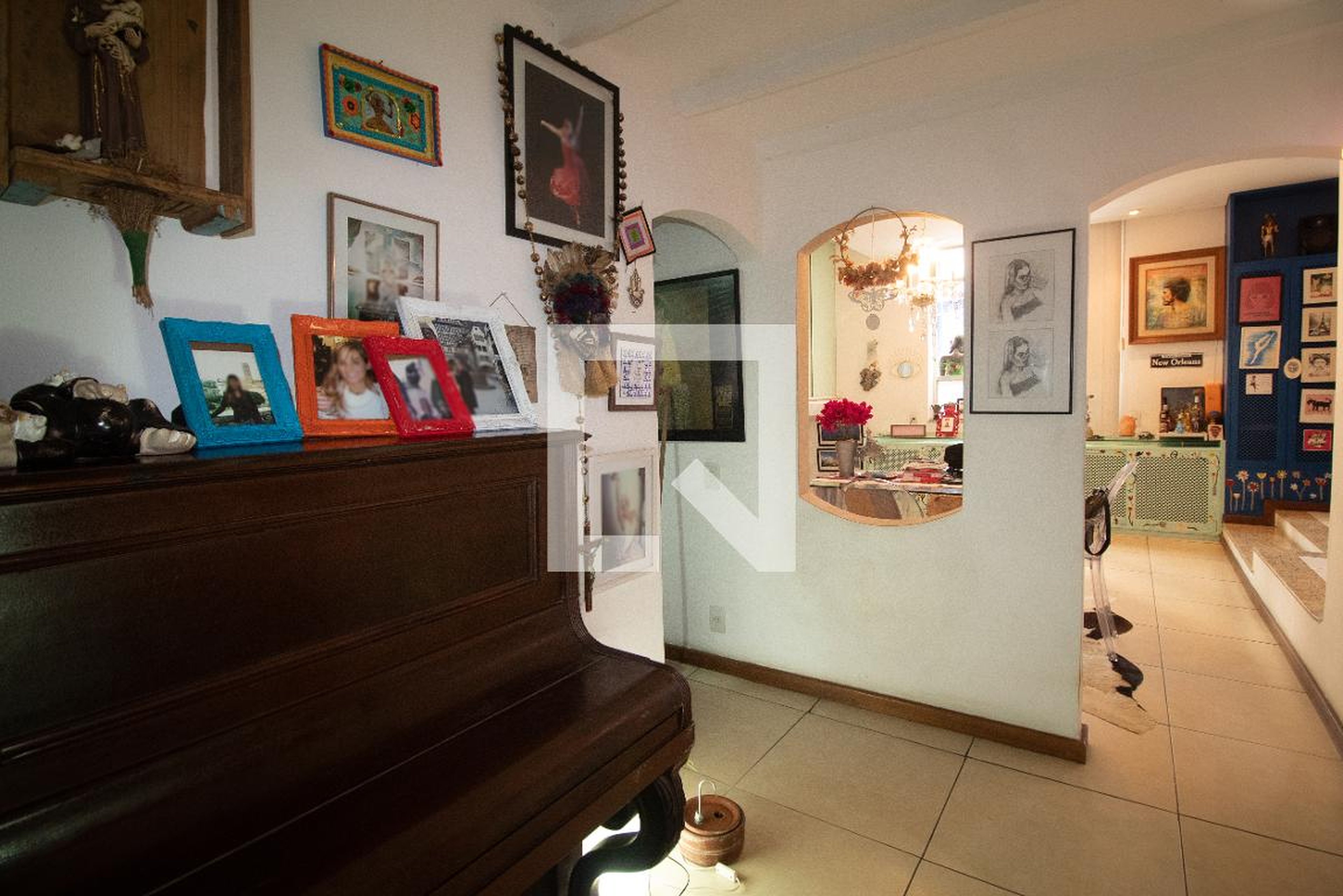 Hall de entrada Condomínio em Rua Leopoldo Miguez, 169