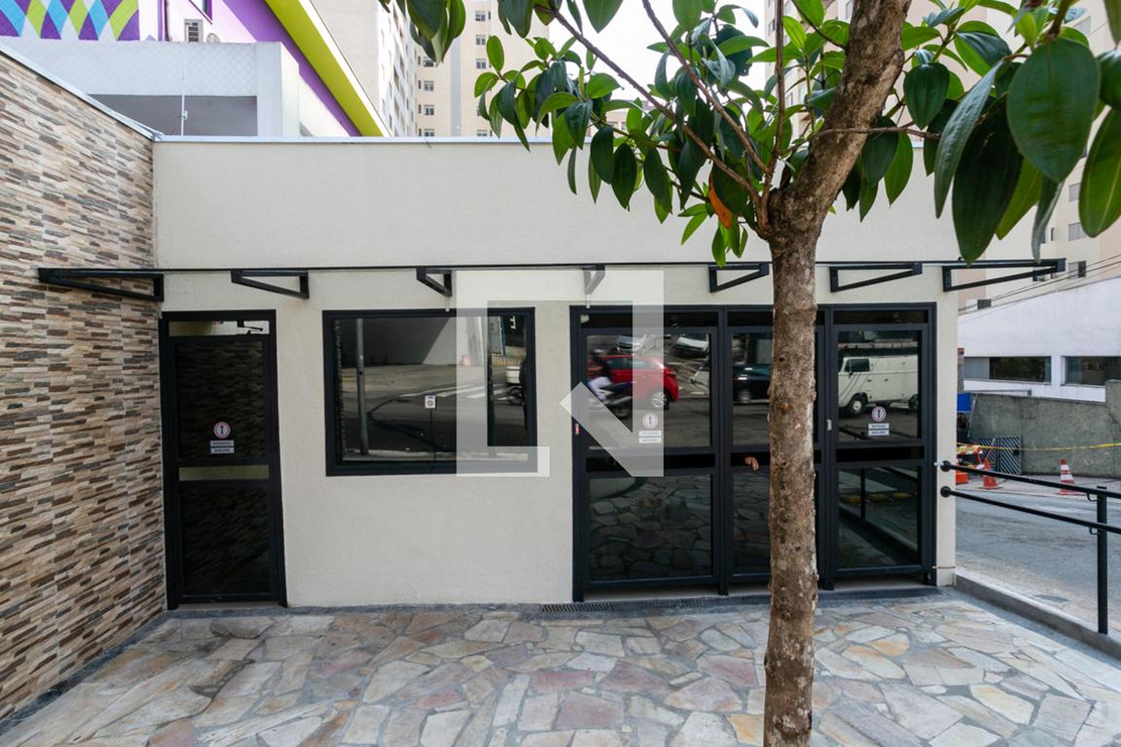 Fachada do condomínio Residencial Campos de Piratininga