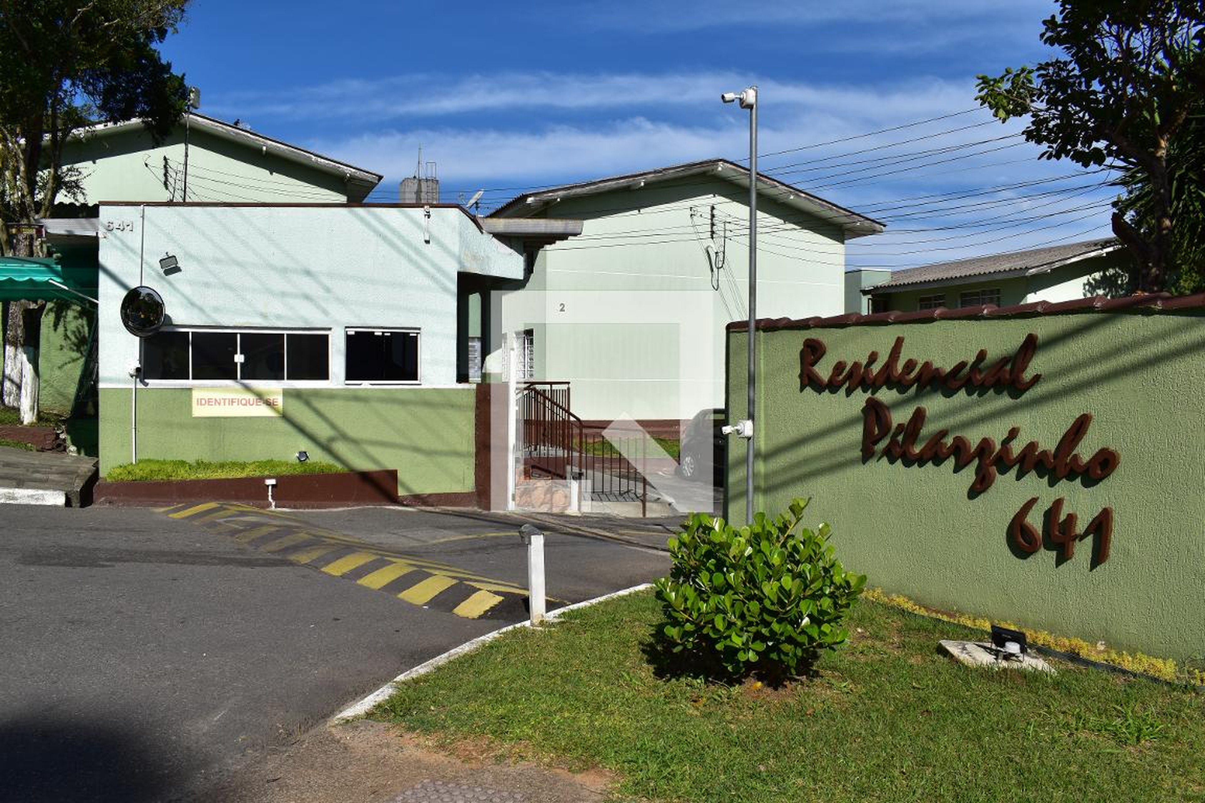 Fachada do condomínio Residencial Pilarzinho