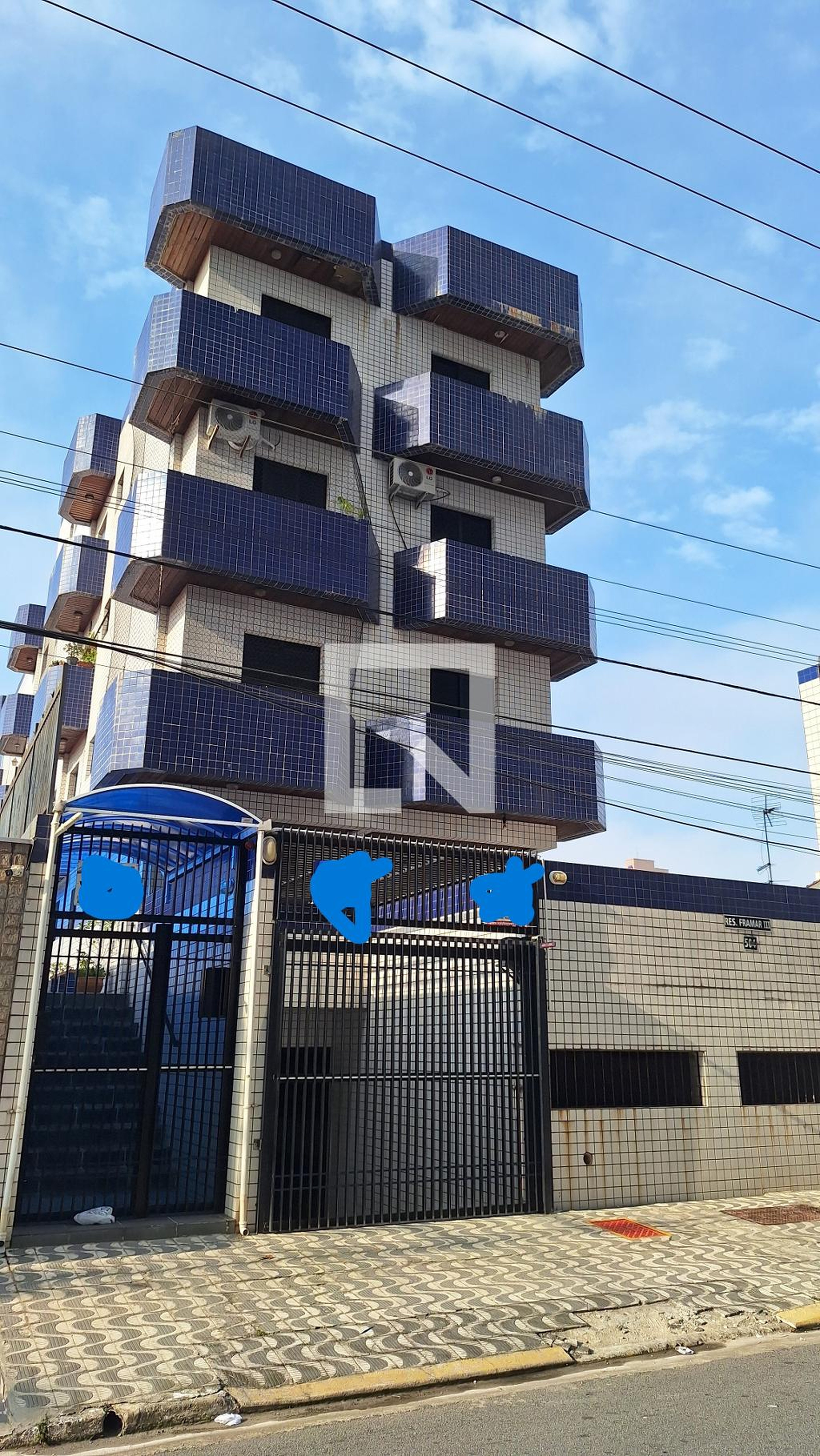 Fachada Condomínio em Rua Monteiro Lobato, 504