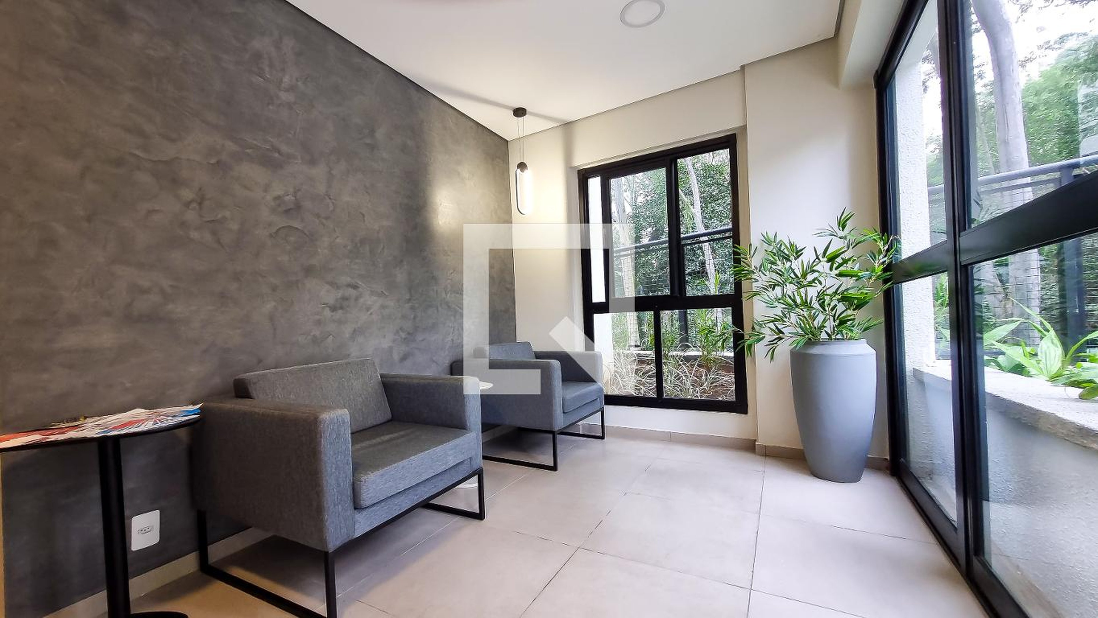 Hall - Log House Morumbi