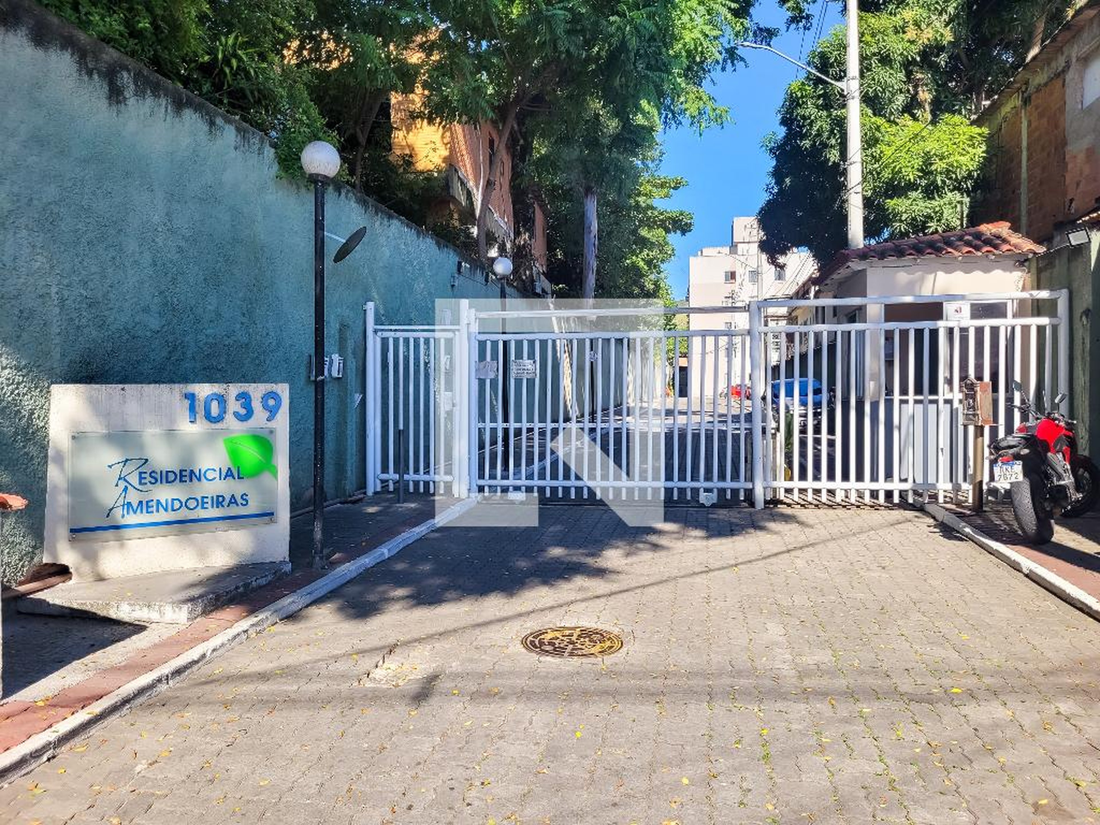 Fachada do Condomínio Residencial Amendoeiras