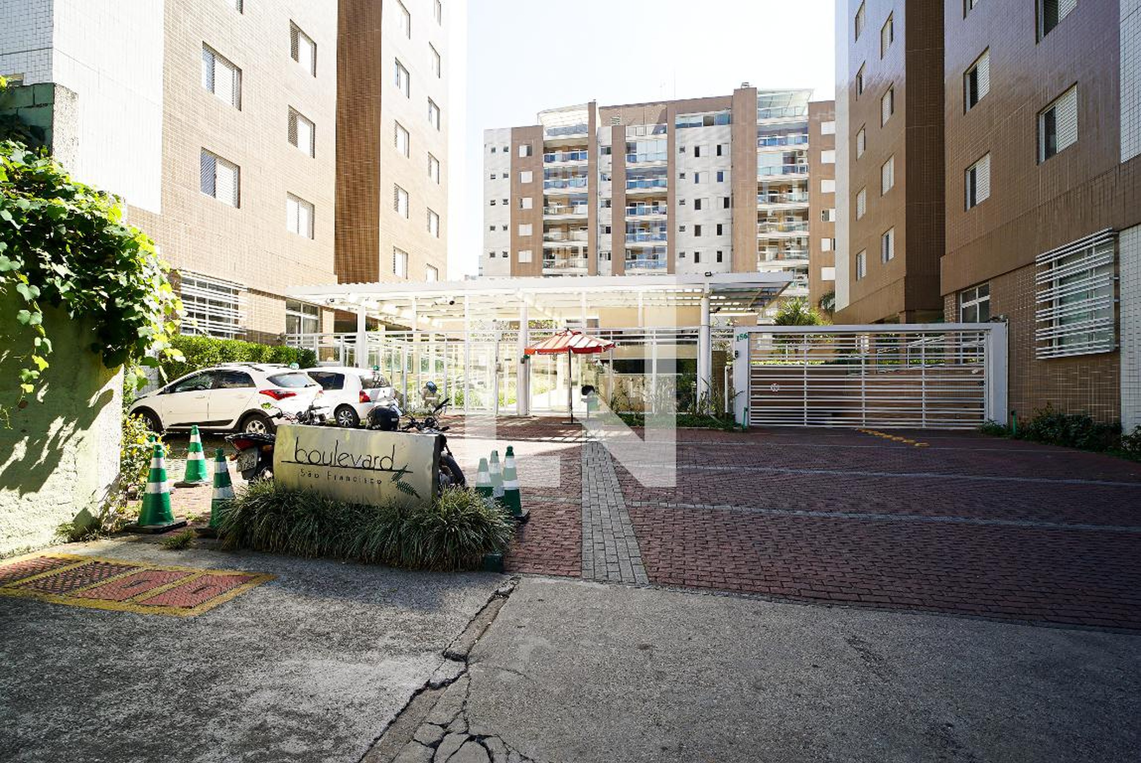 Fachada do condomínio Condomínio Boulevard