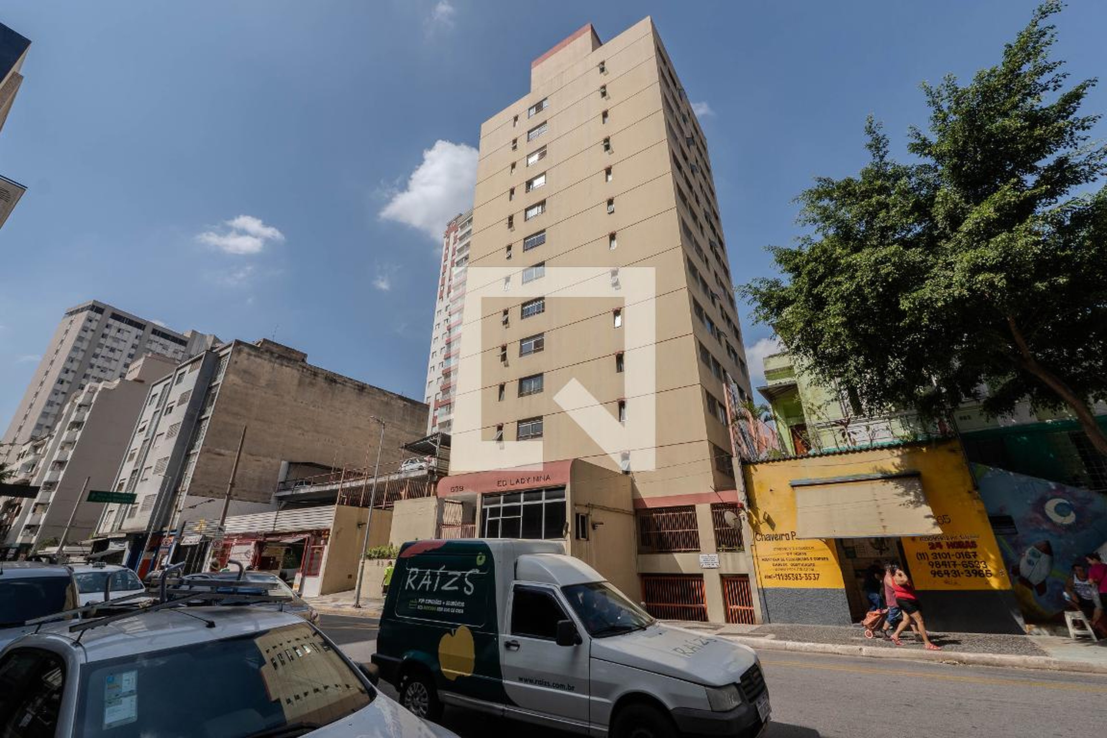 Fachada Condomínio em Avenida Nove de Julho, 639