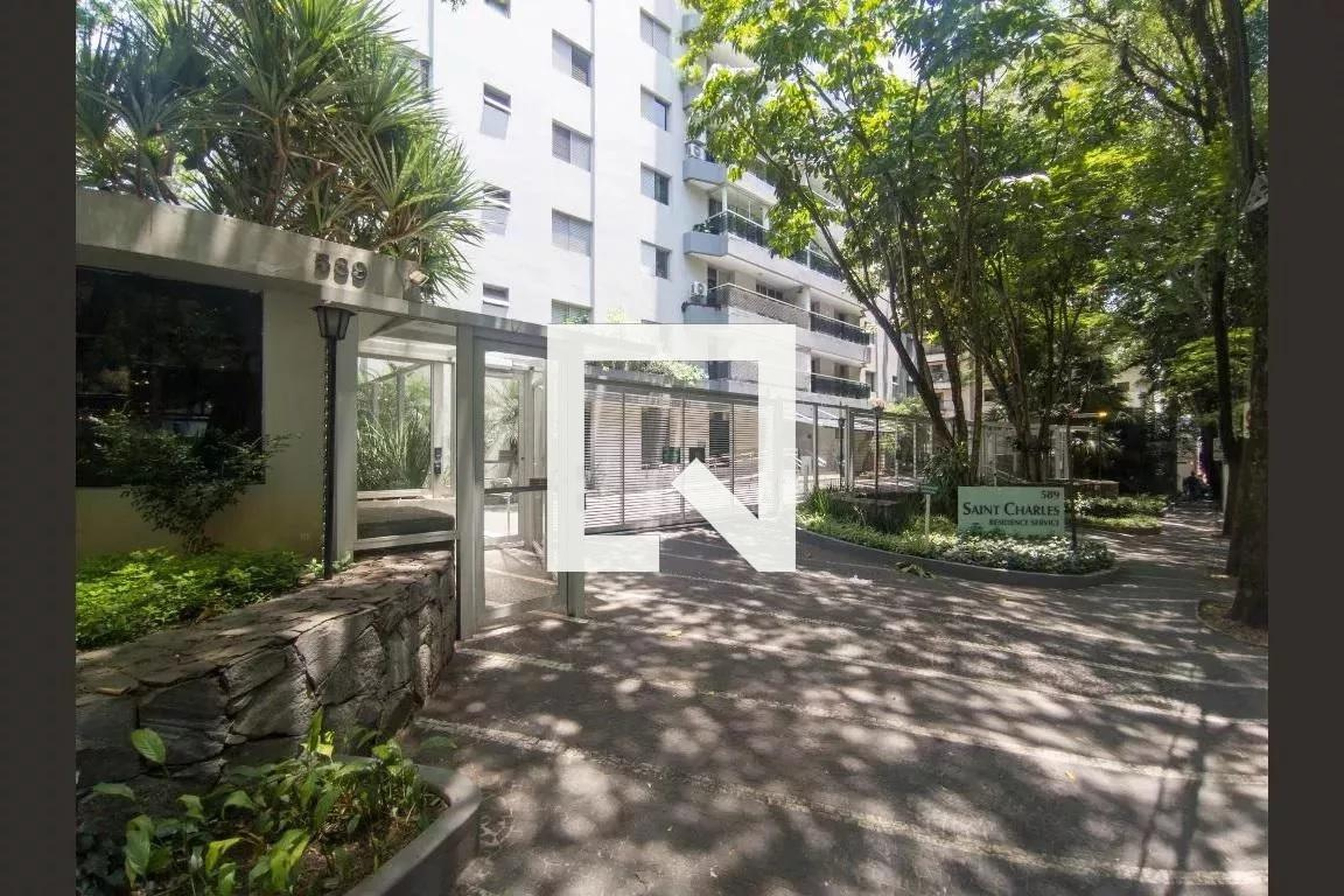Fachada Condomínio em Avenida Santo Amaro, 589