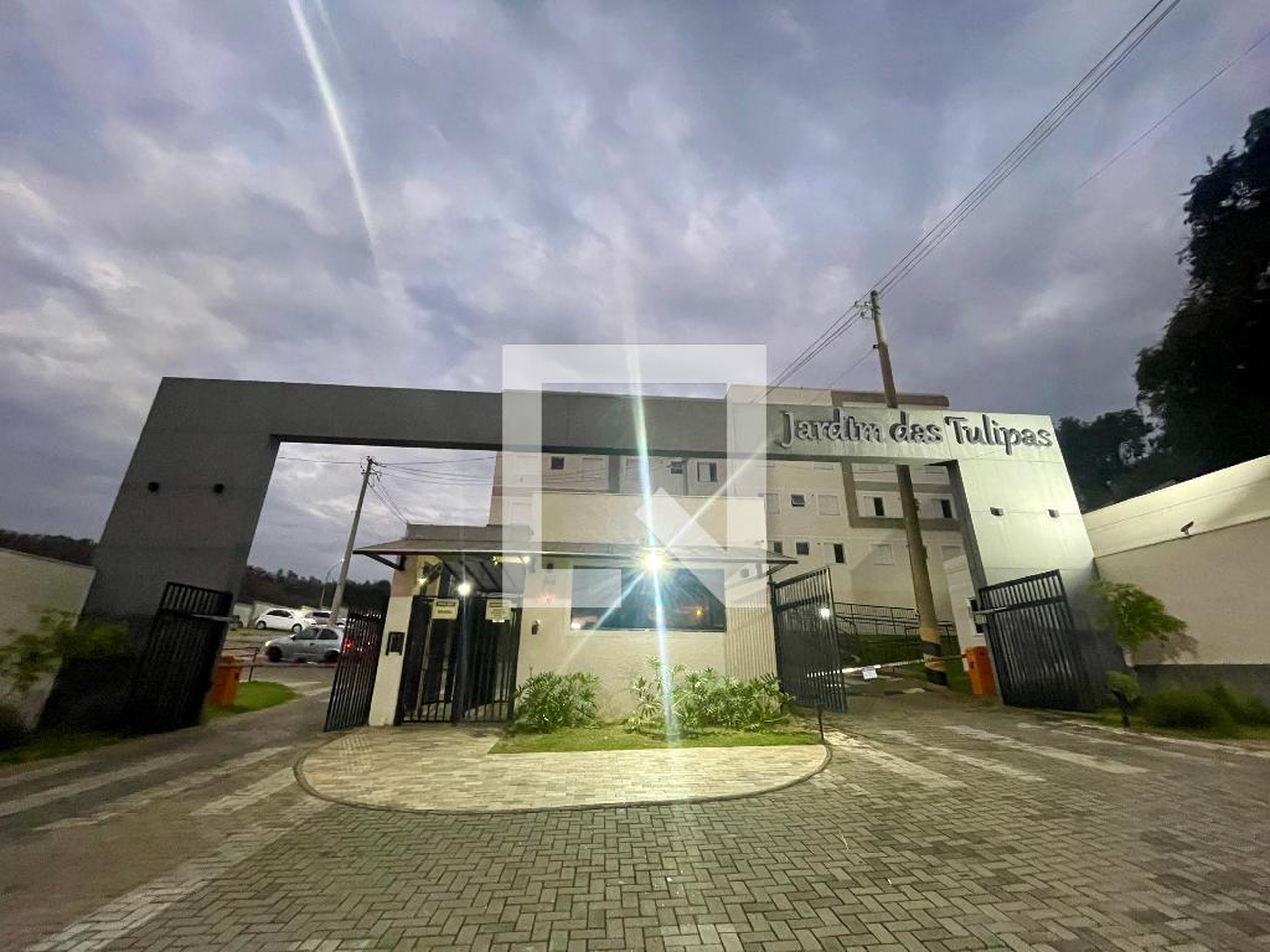 Fachada do Condomínio Residencial Parque Jardim das Tulipas