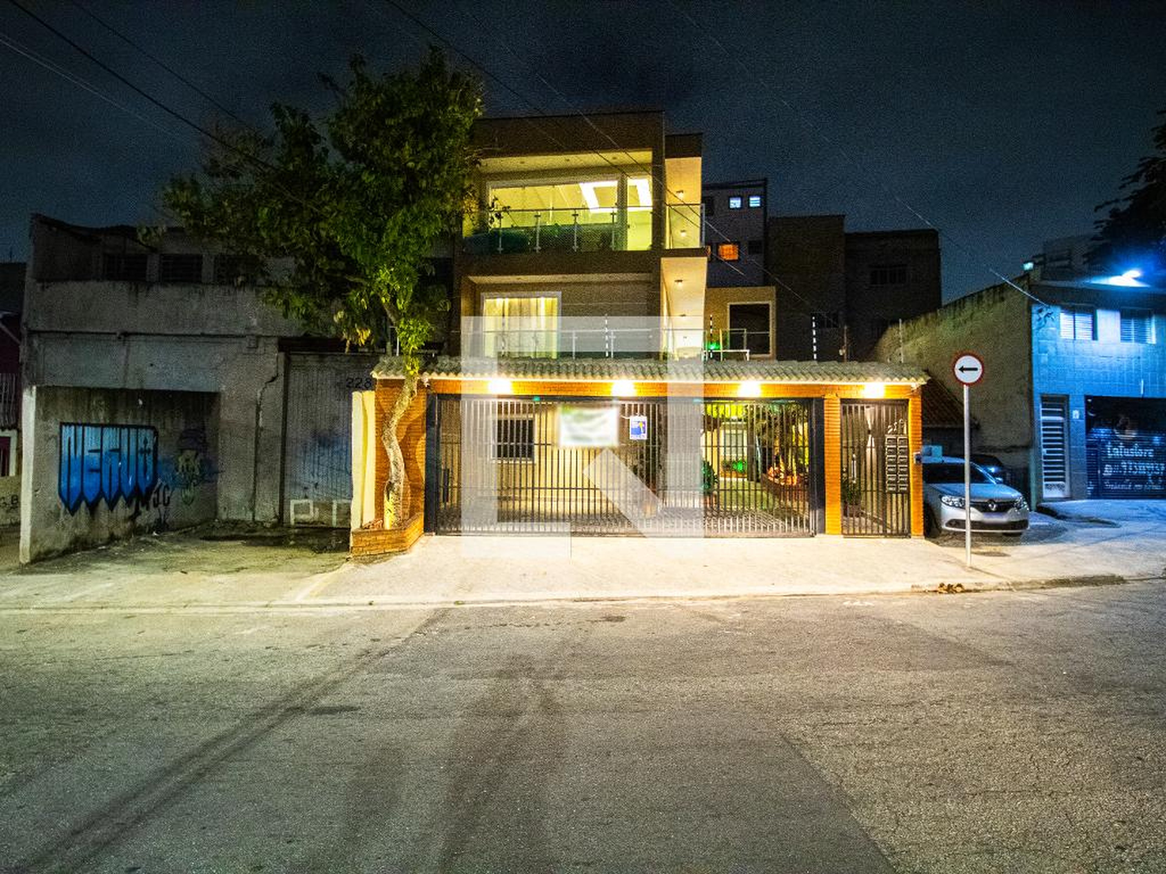 Fachada Condomínio em Avenida Doutor Abílio Sampaio, 216