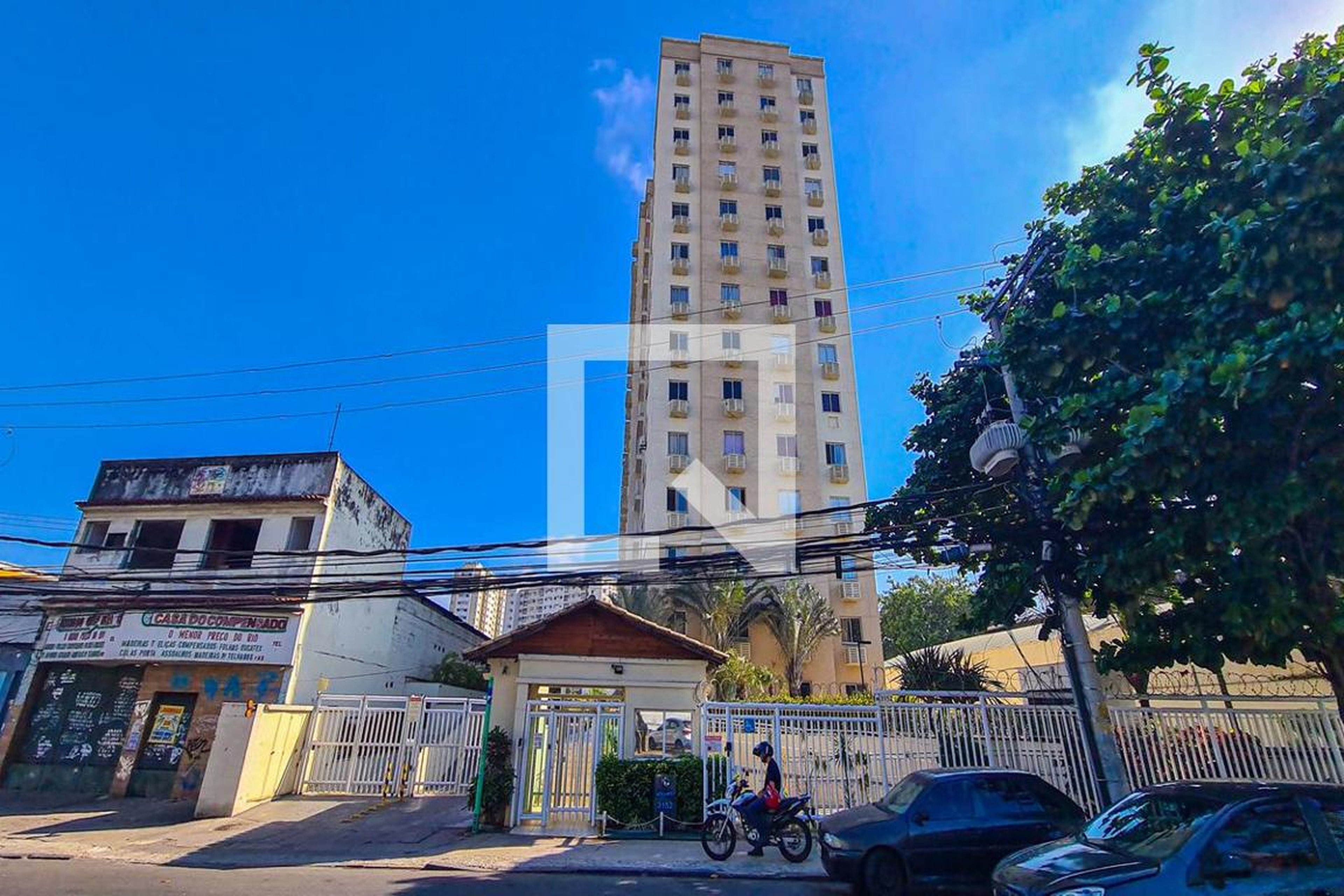 Fachada do Condomínio Residencial Arboretto