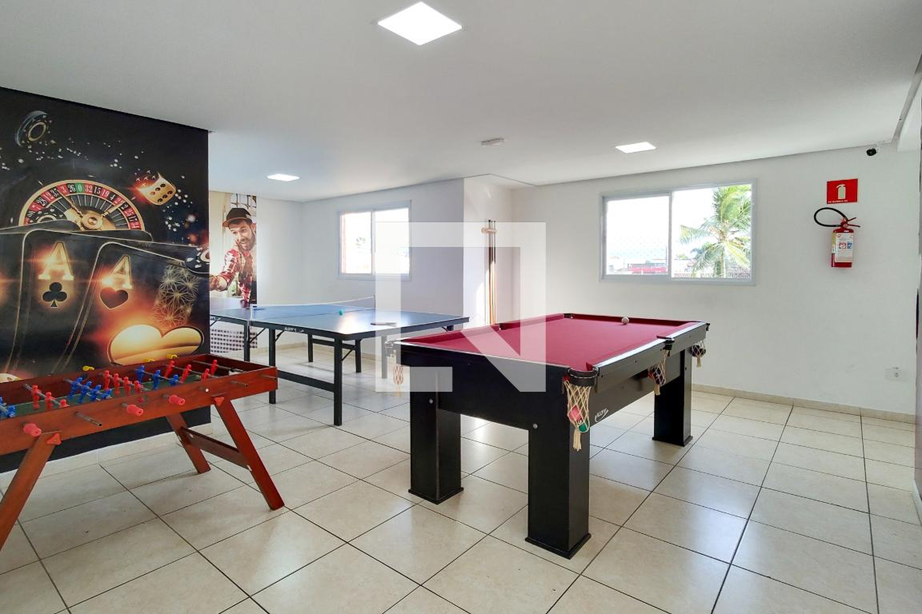 Salão de jogos - Res. Rafael Sanzio