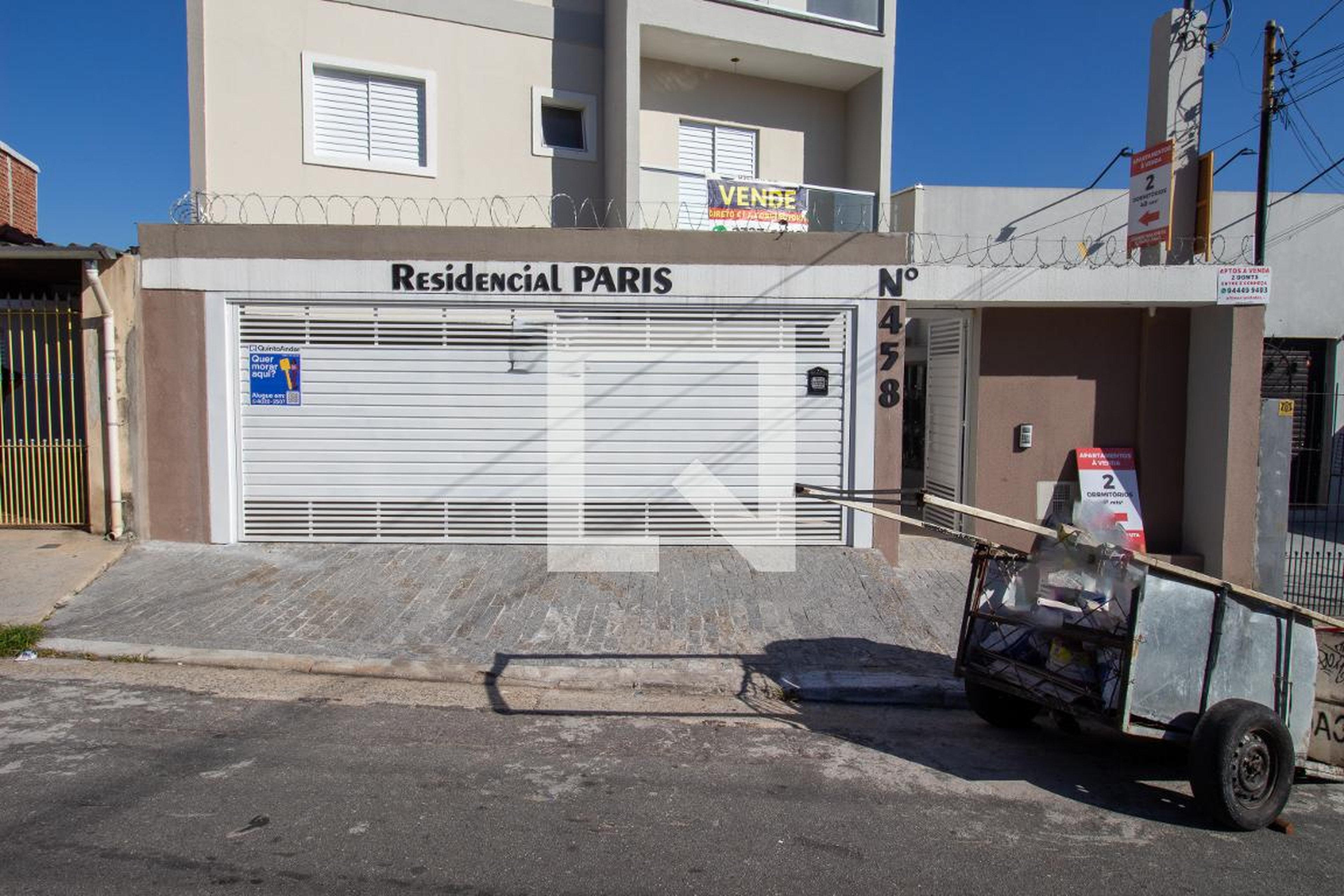 Fachada Condomínio em Rua Surucuás, 457