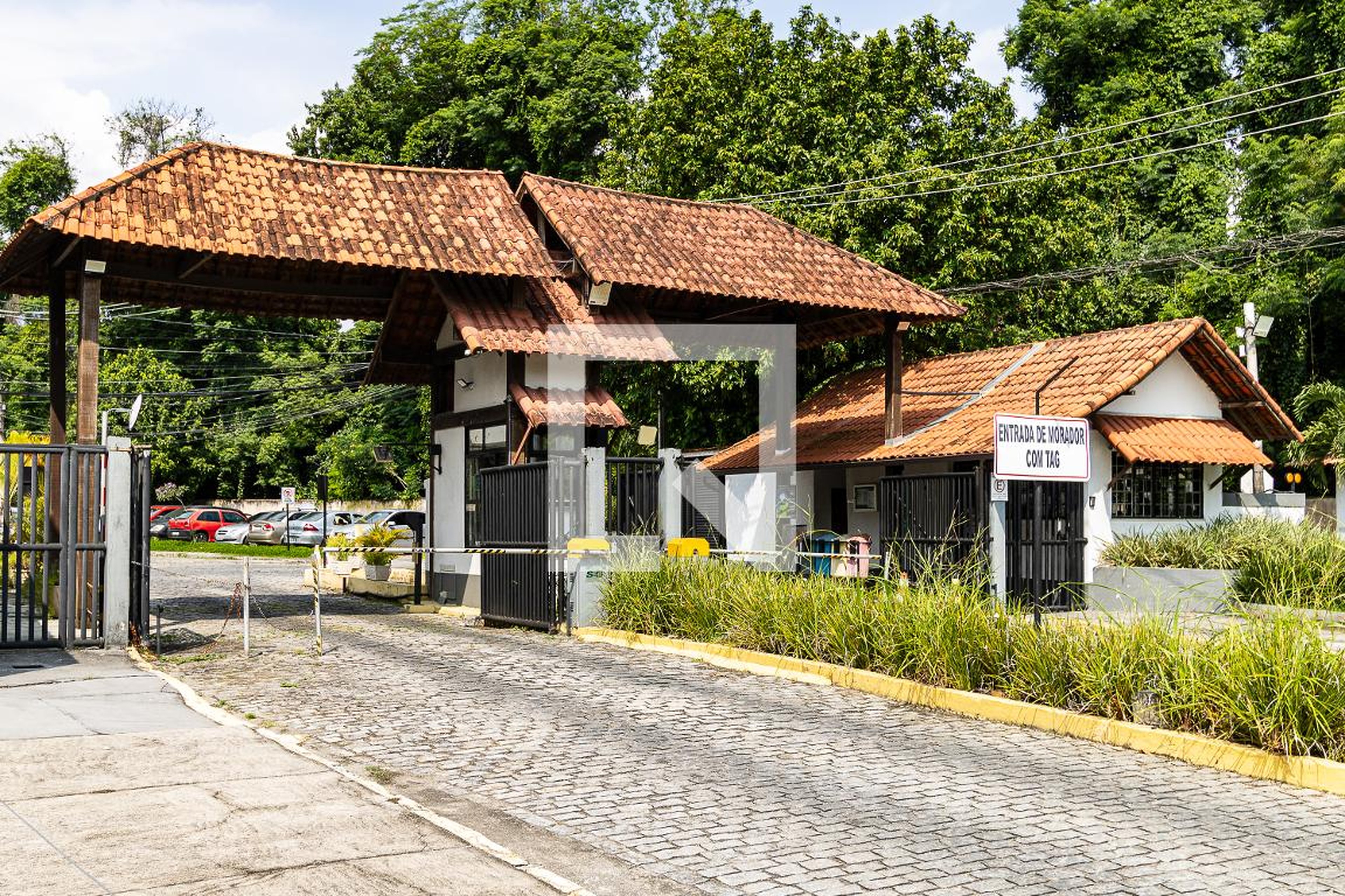 Fachada do Condomínio Condomínio Vivendas do Moinho