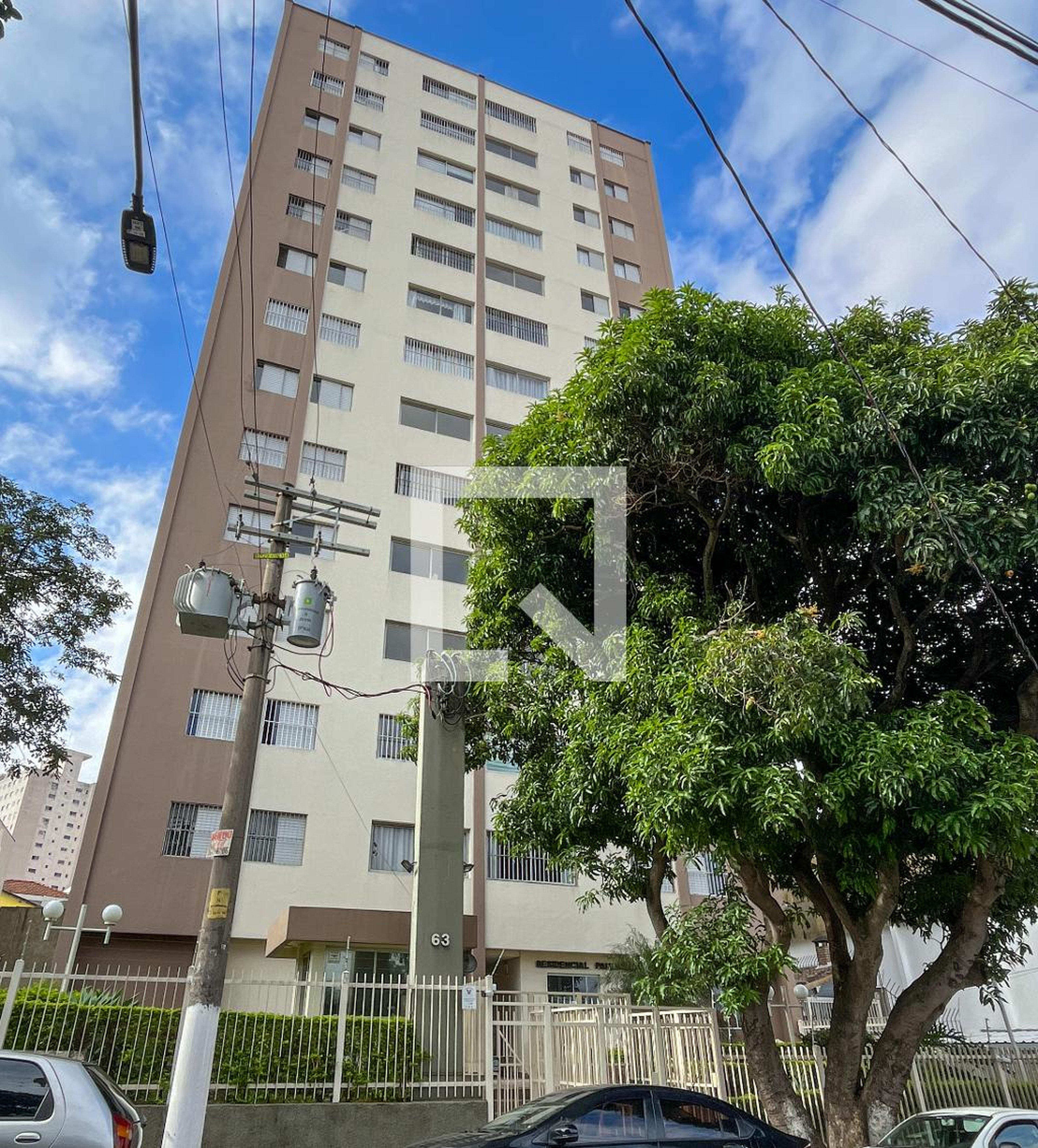 Fachada do Prédio Residencial Paulicéia