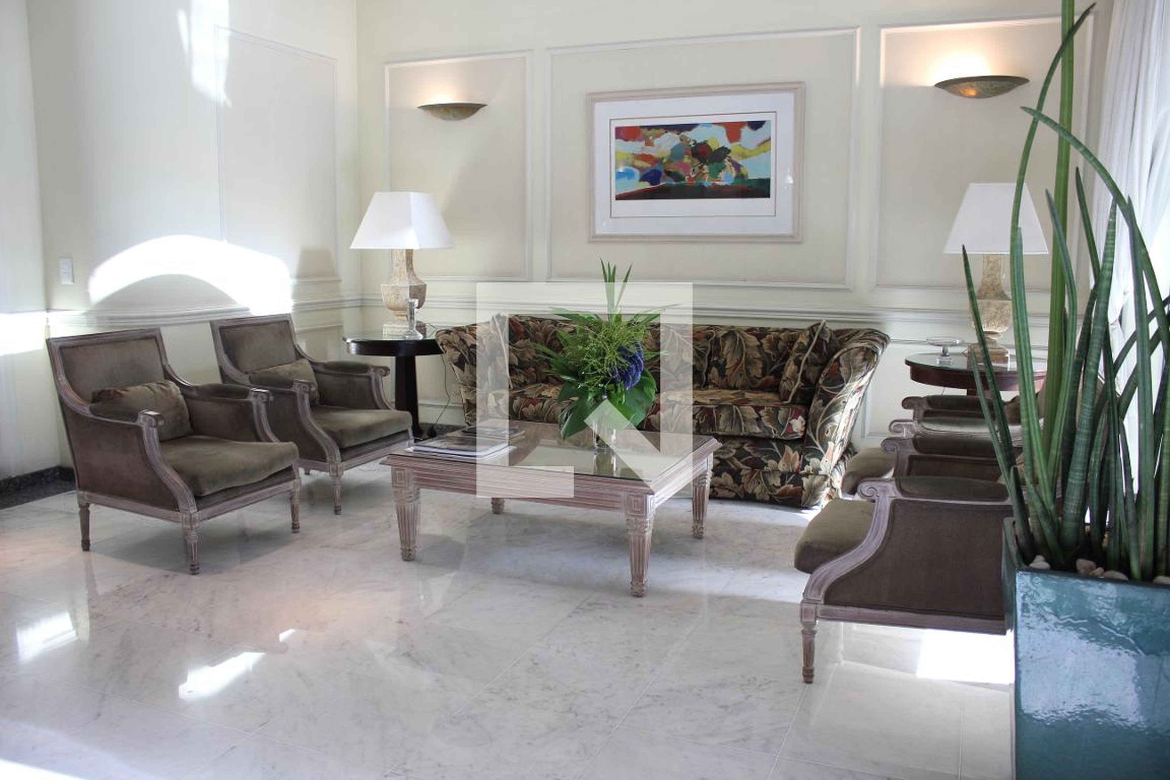 Hall Social - Edifício Flat Servce Les Jardins