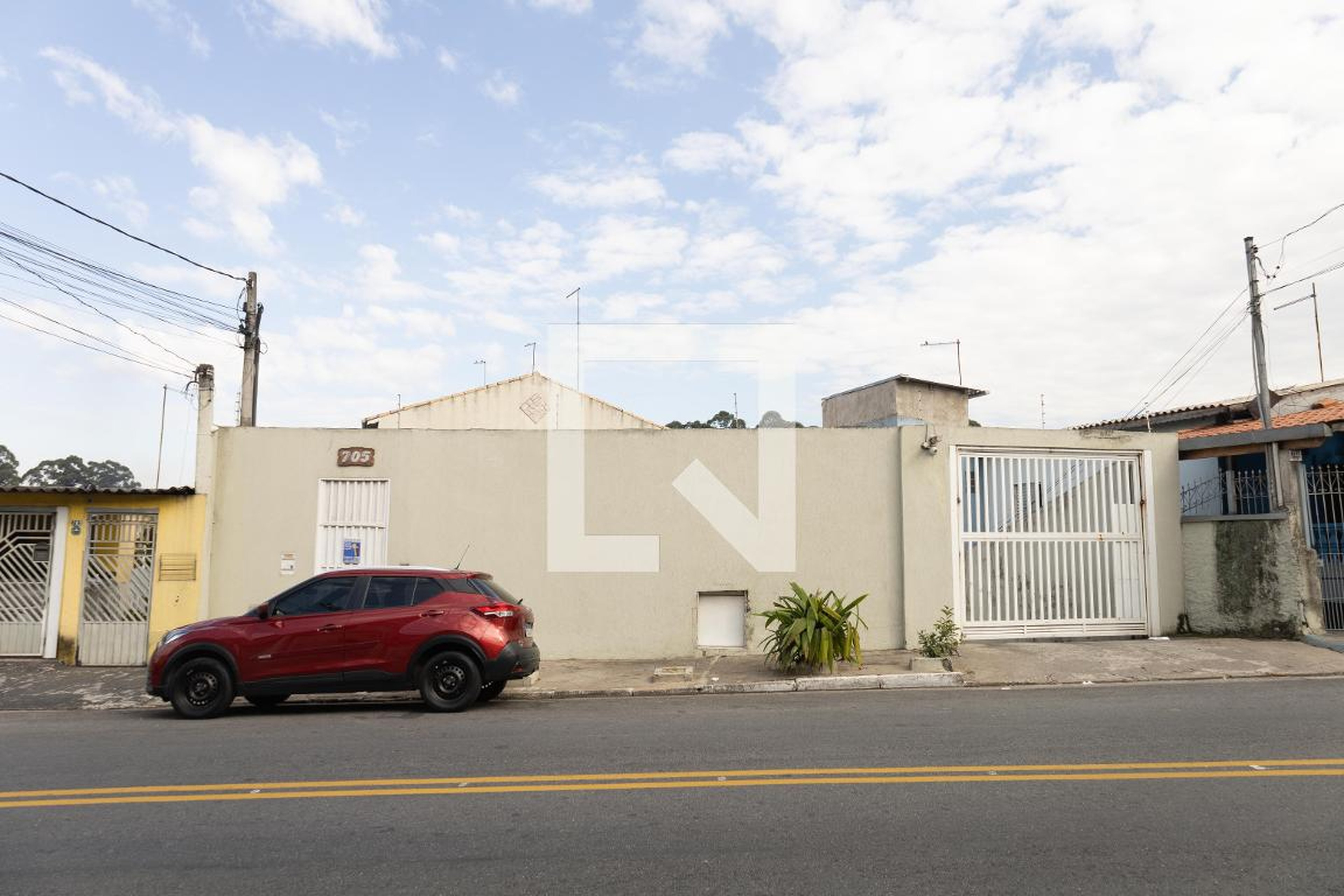 Fachada do condomínio Residencial Fco Alarico Bergamo