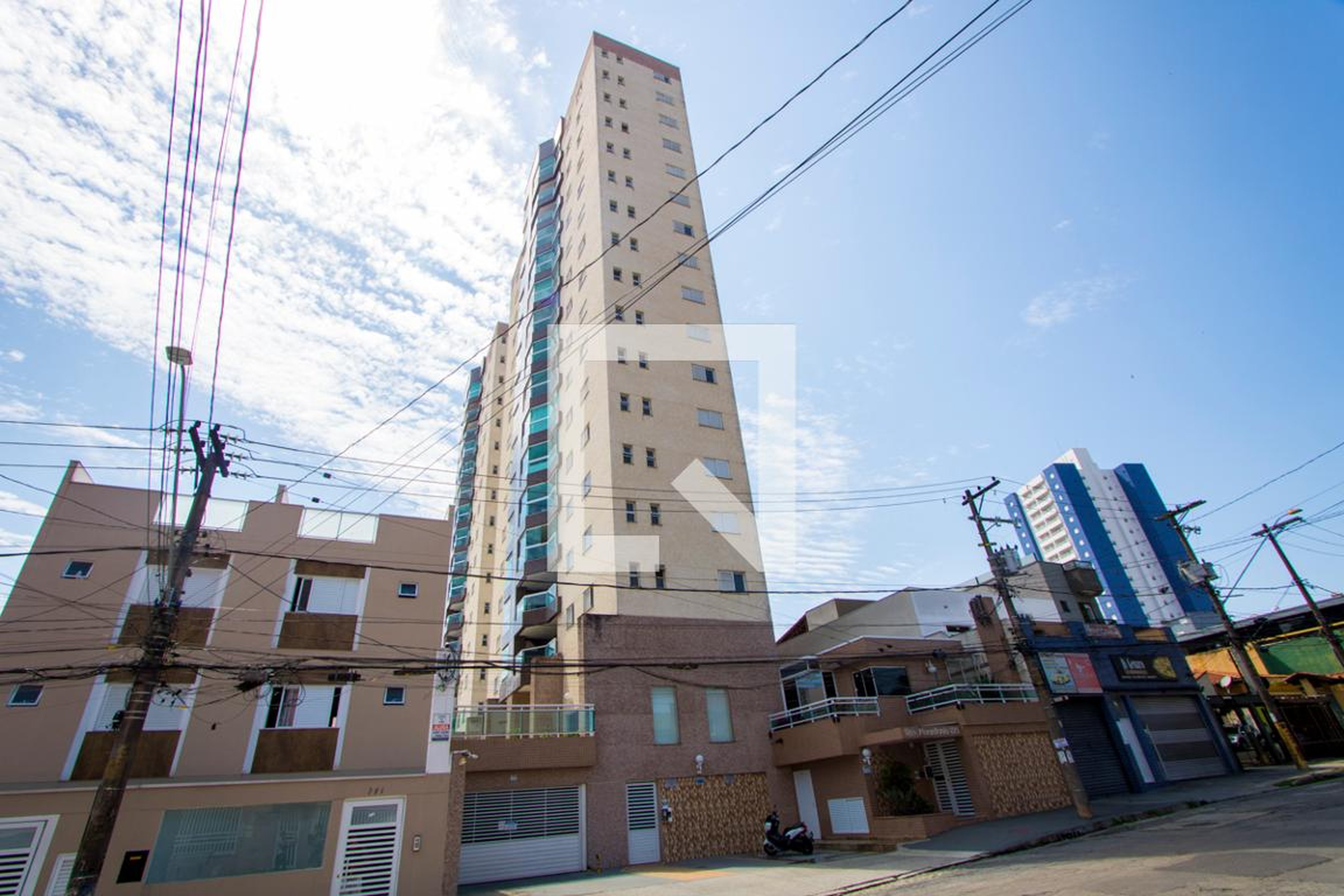 Fachada do condomínio Residencial Macedônia