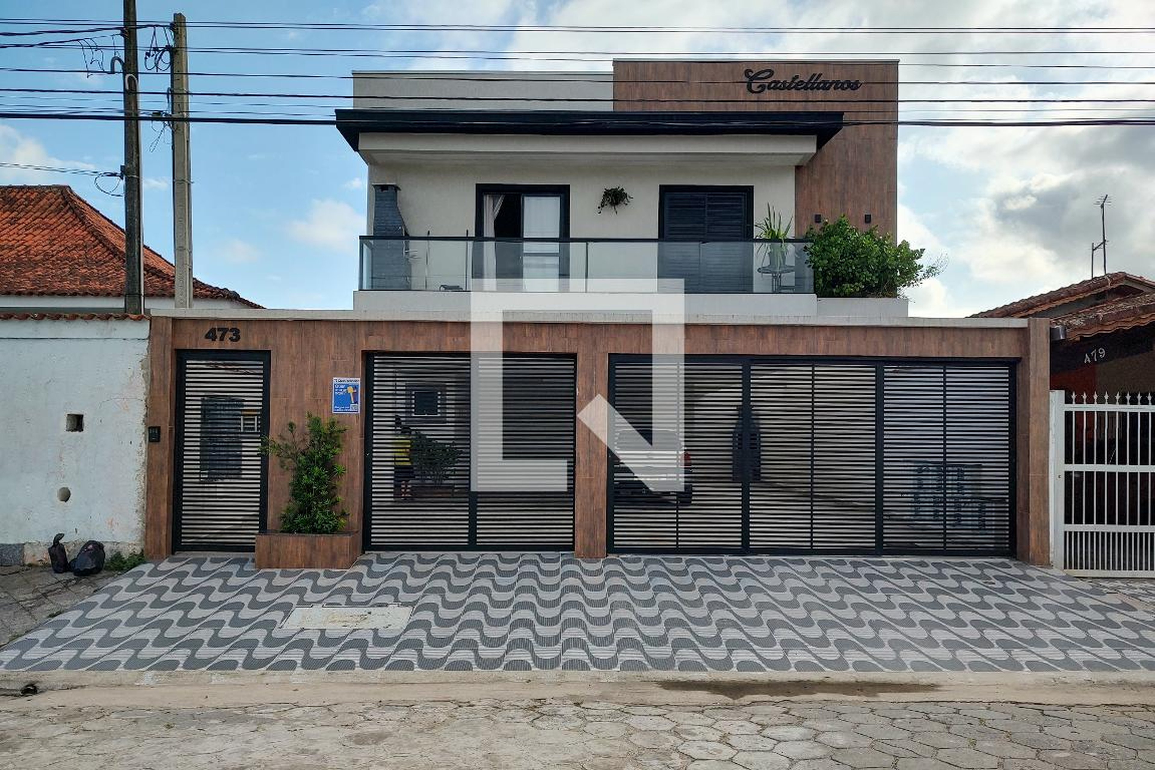 Fachada Condomínio em Rua Maria Beltrame Borloni, 473