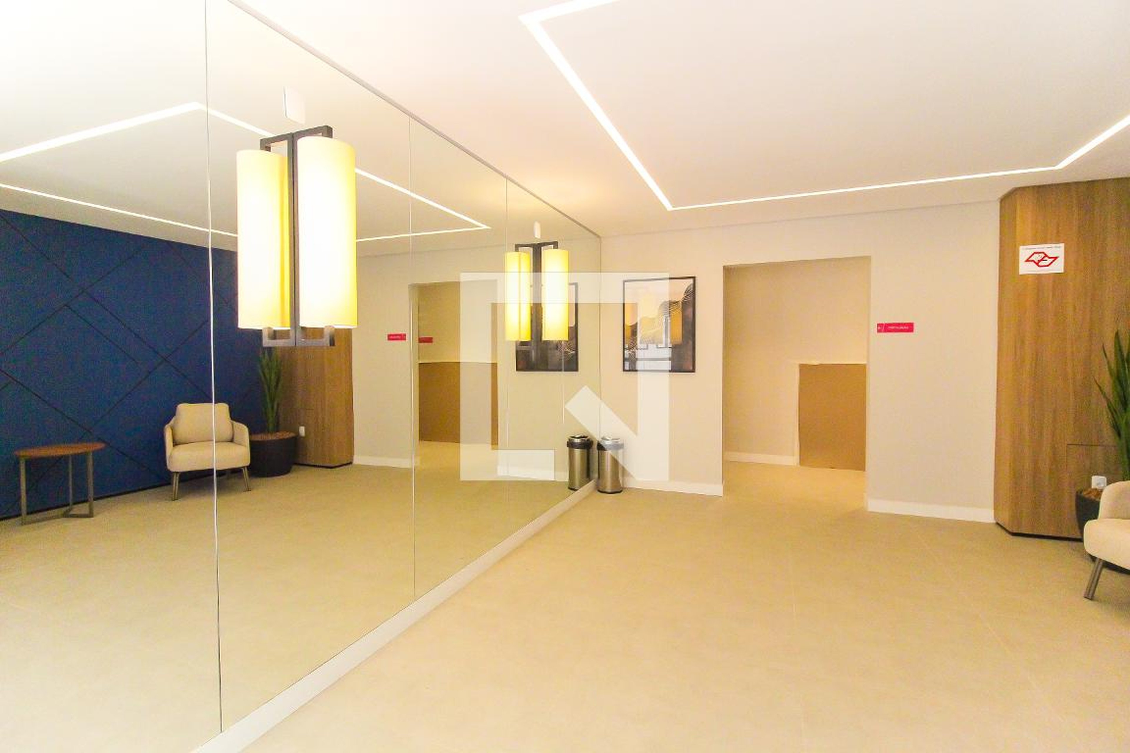 Hall de entrada Condomínio em Avenida Nagib Farah Maluf, 1500