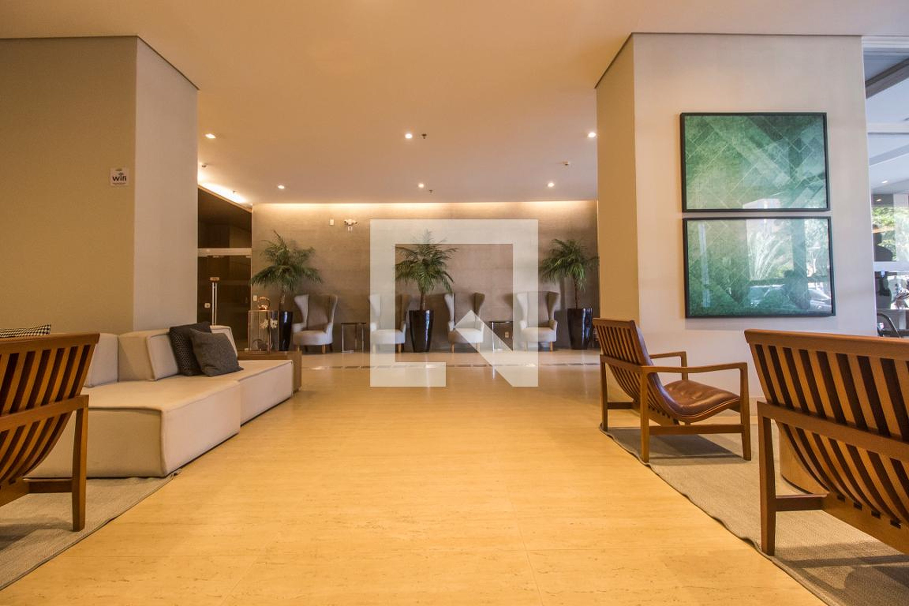 Hall social Condomínio Reserva Alphasitio