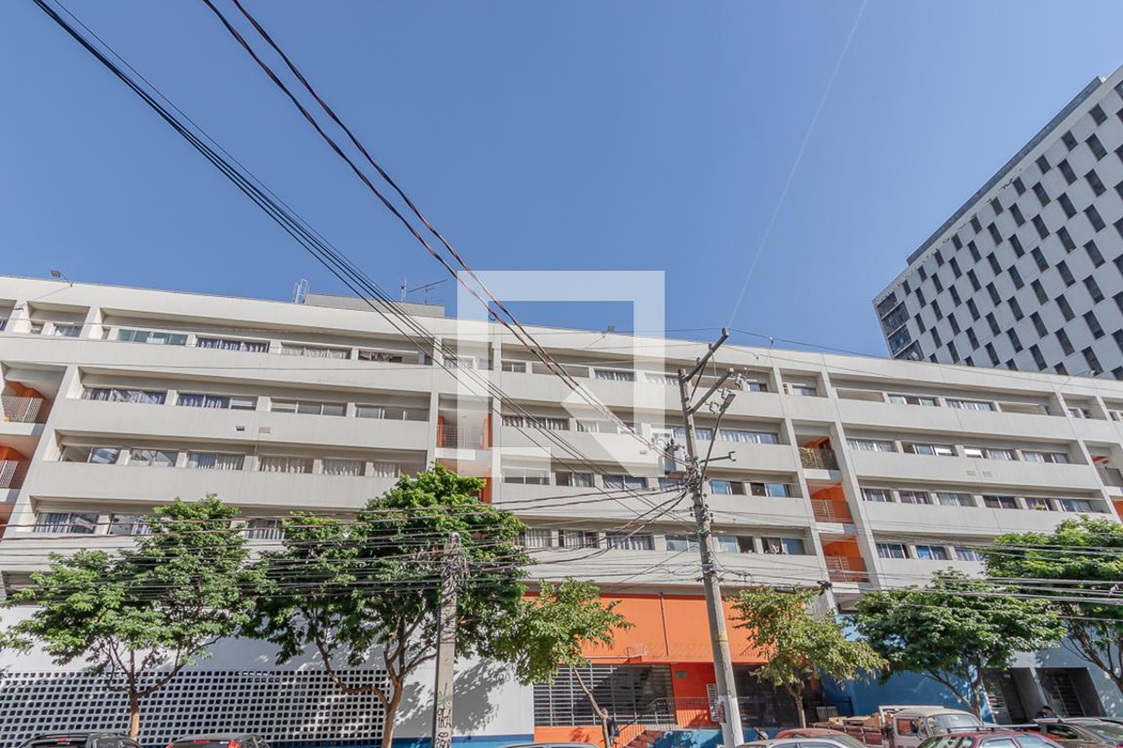 Fachada Condomínio em Rua Charles Coulomb, 100