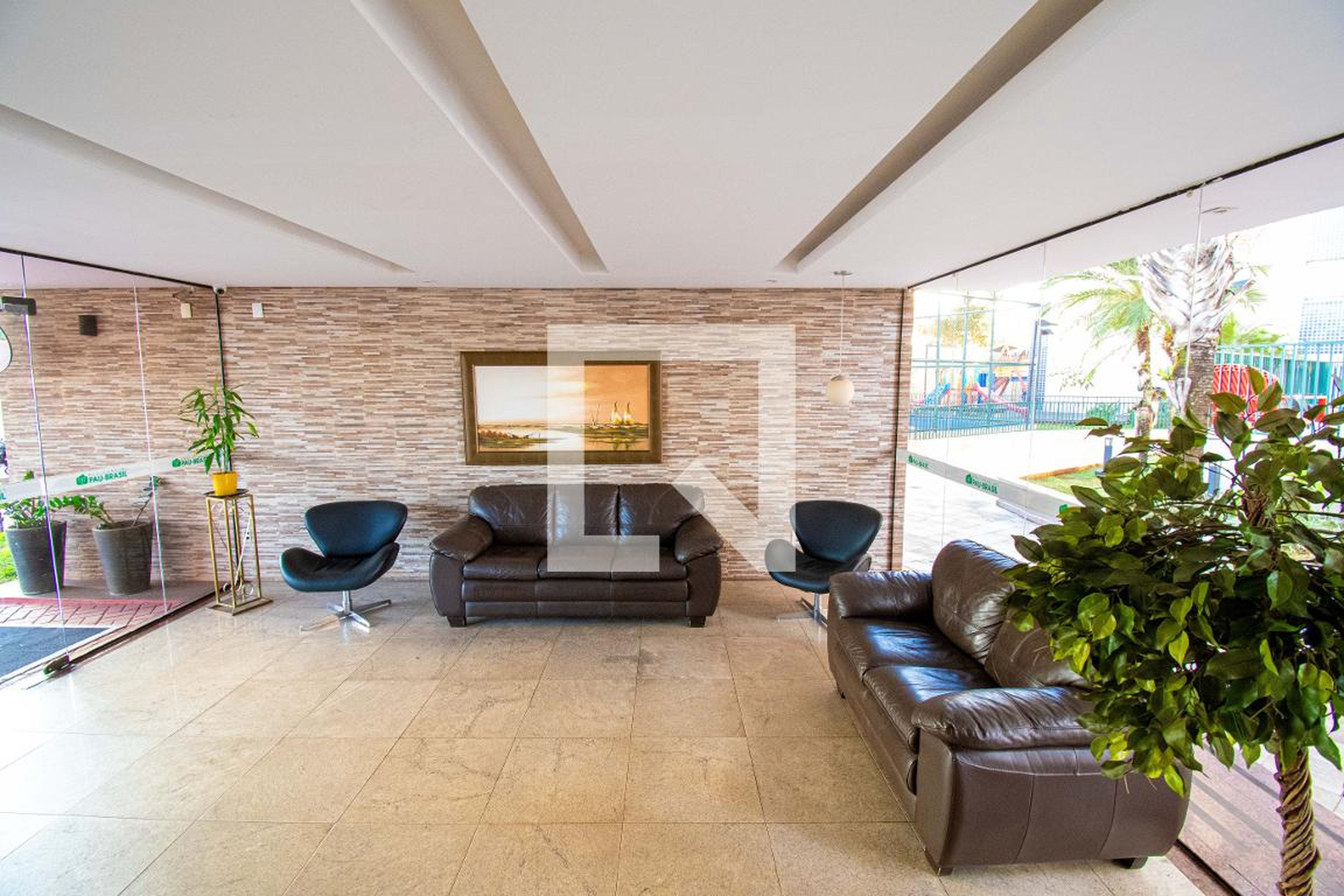 Hall de entrada - Residencial Pau Brasil